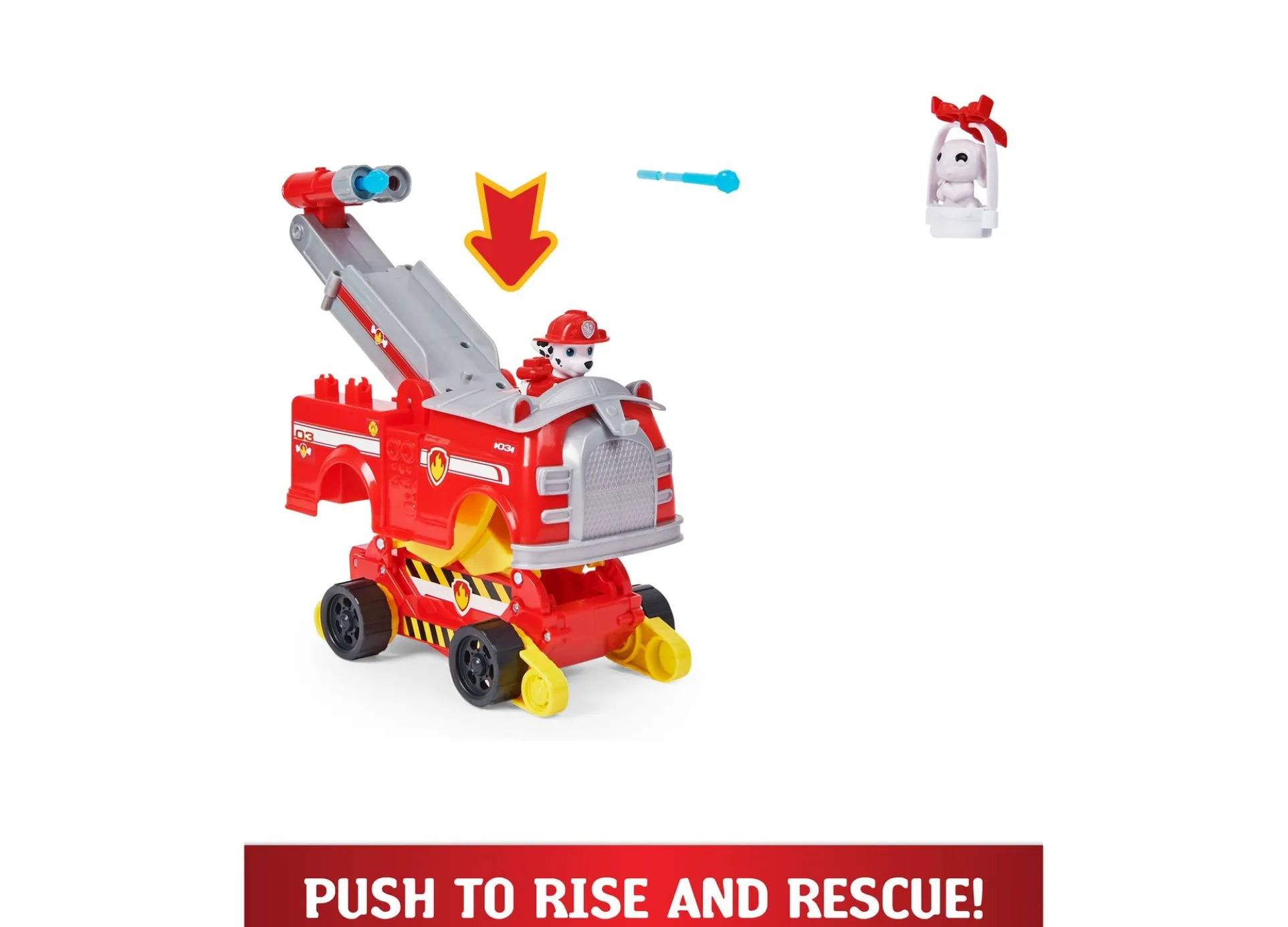 PAW Patrol Marshall's Rise and Rescue Vehicle Playset with Action Figures