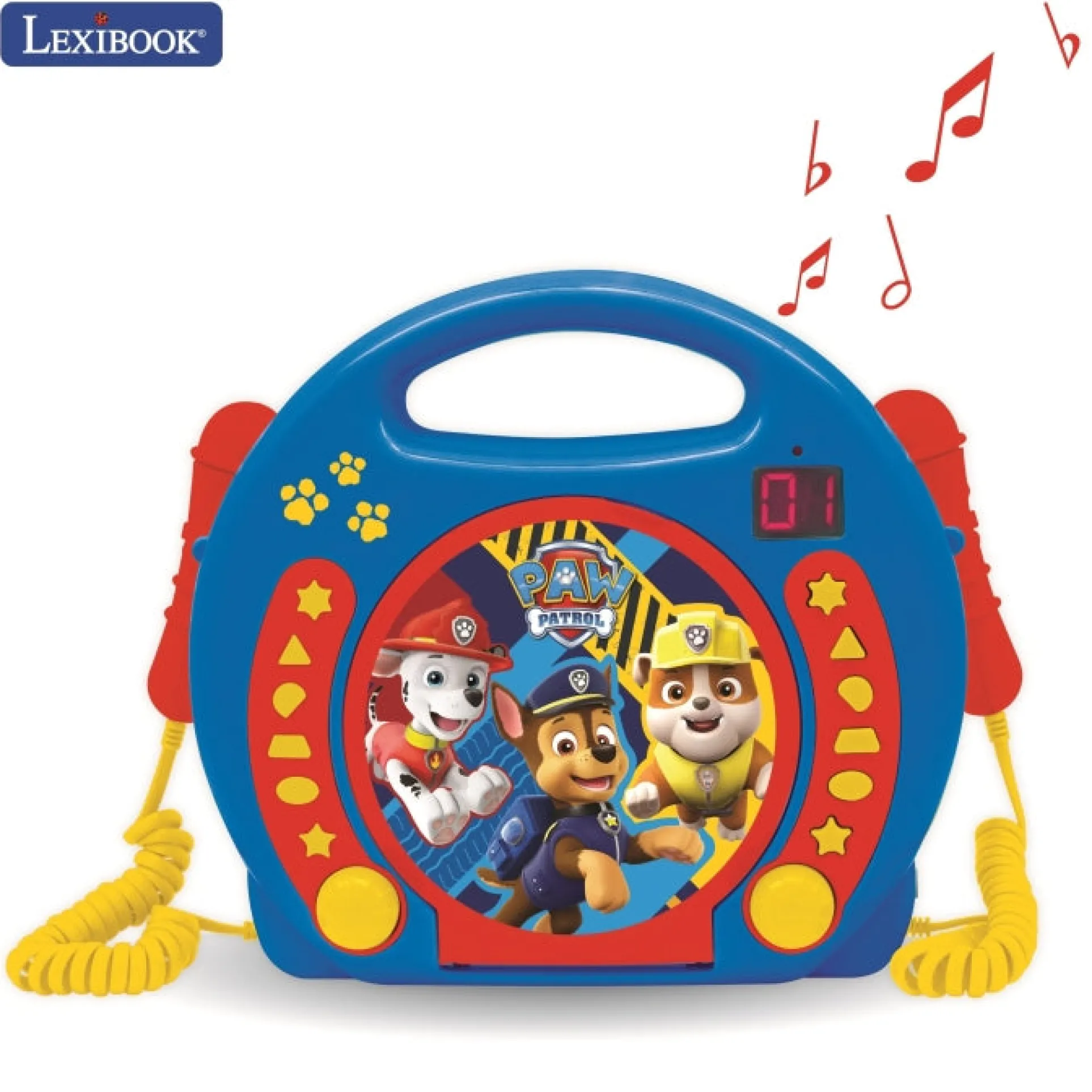 Paw Patrol Portable CD Player - Interactive Music Device for Kids