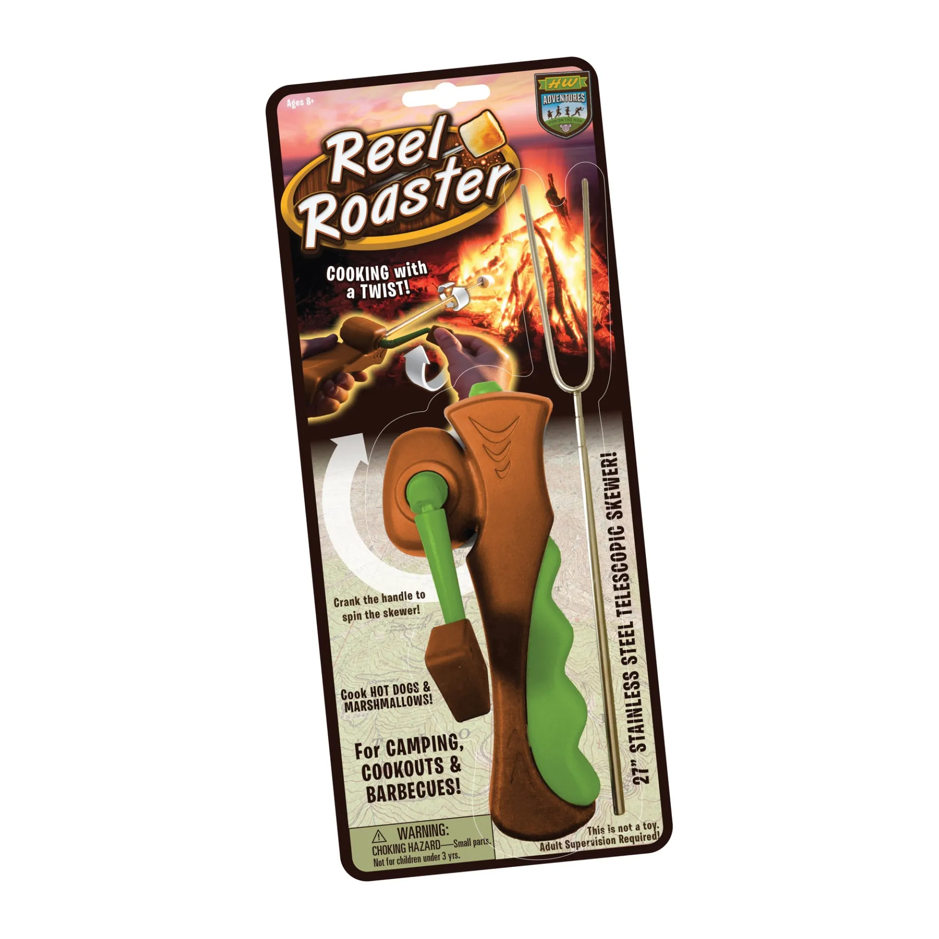Campfire Chef Marshmallow & Hot Dog Reel Roaster