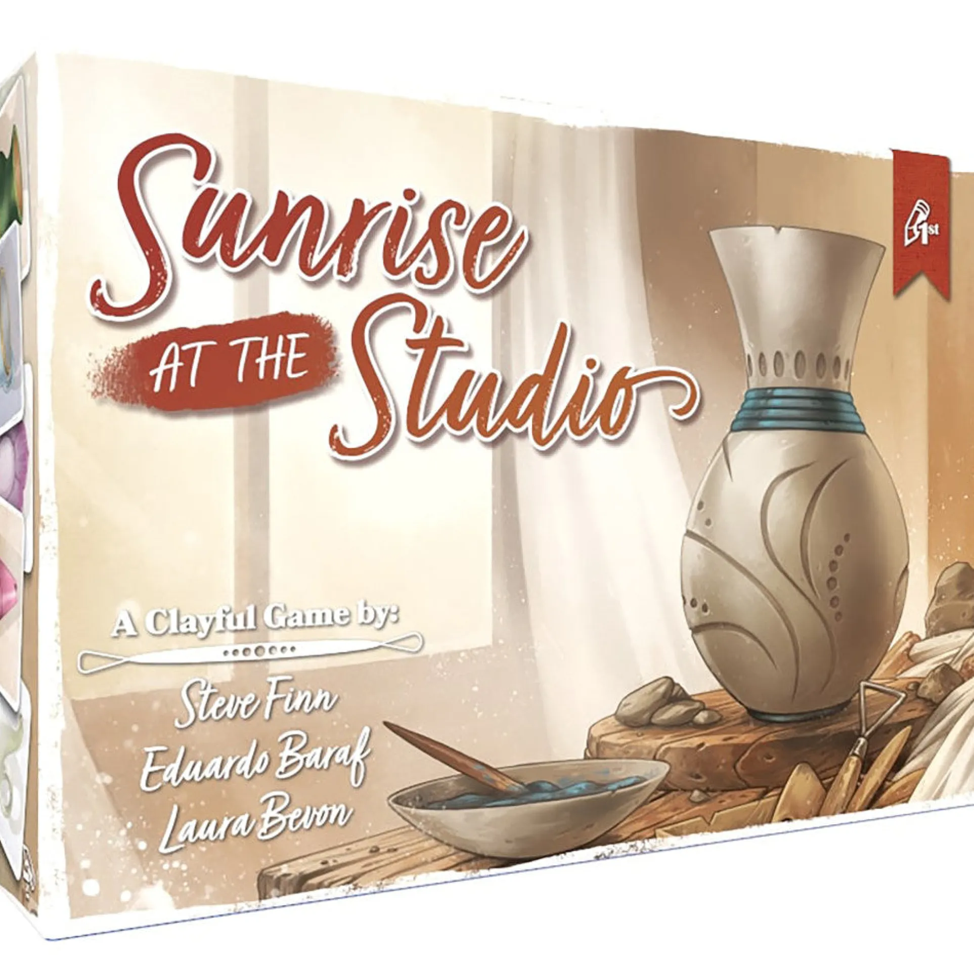 Pencil First Games: Sunrise at the Studio - Artistic Pottery Drafting Board Game
