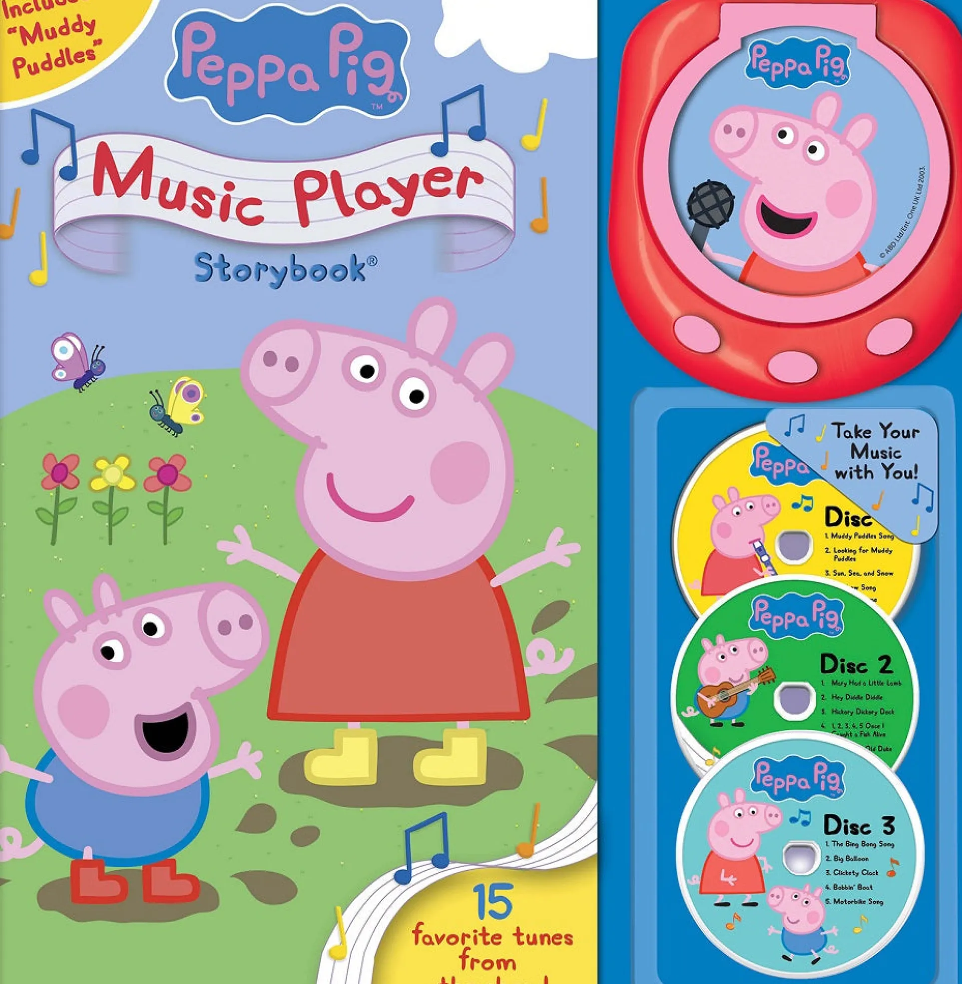 Peppa Pig Hardcover Music Player Storybook with Tunes
