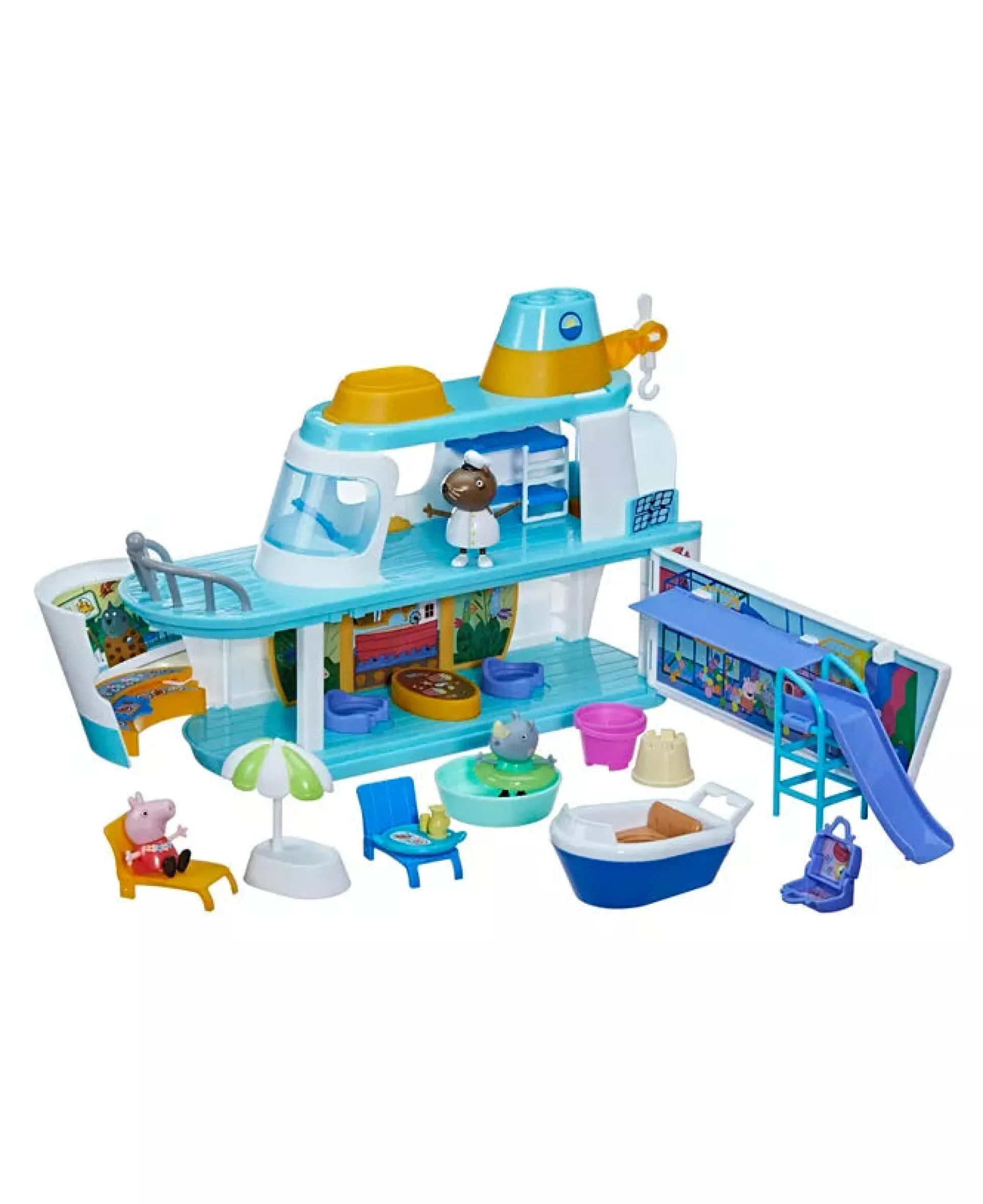Peppa Pig Peppa's Cruise Ship Playset with Multiple Levels and Accessories