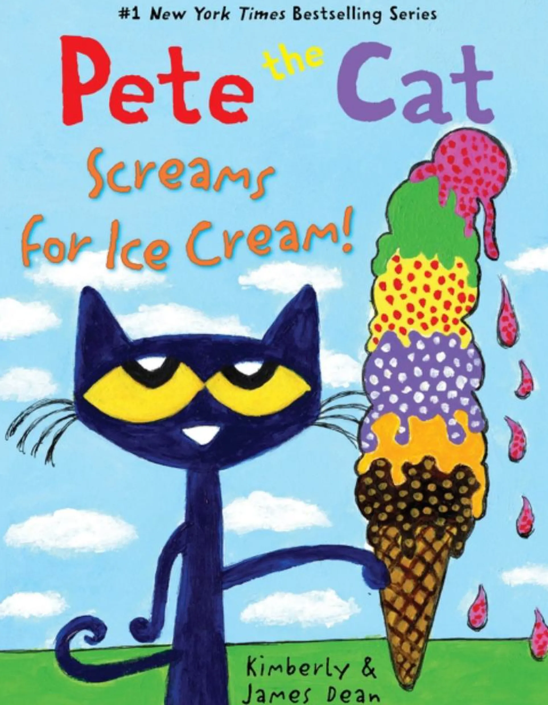 Pete the Cat Screams for Ice Cream! - Hardcover Picture Book
