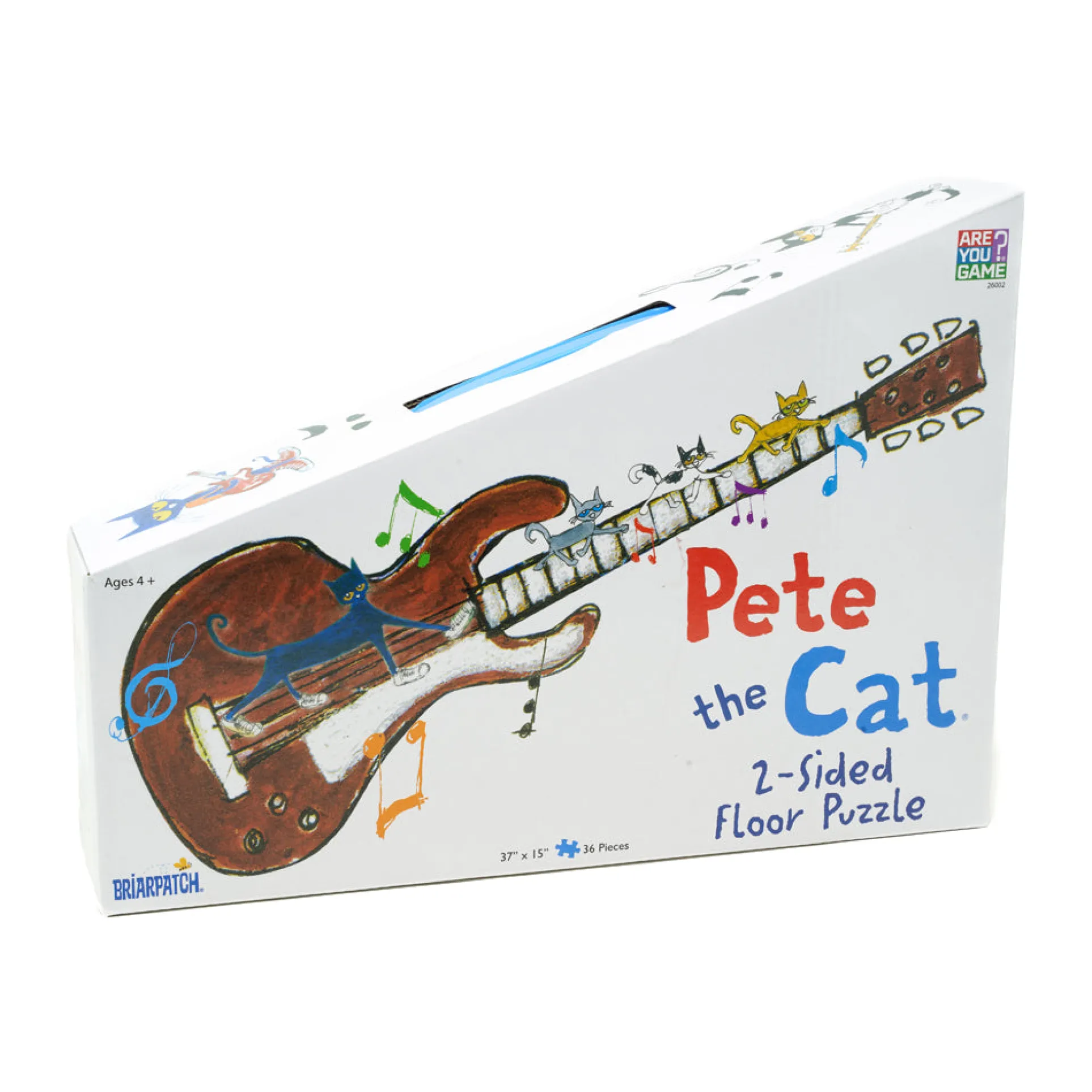 Pete the Cat 2-Sided Floor Puzzle Suitcase - 36 pc