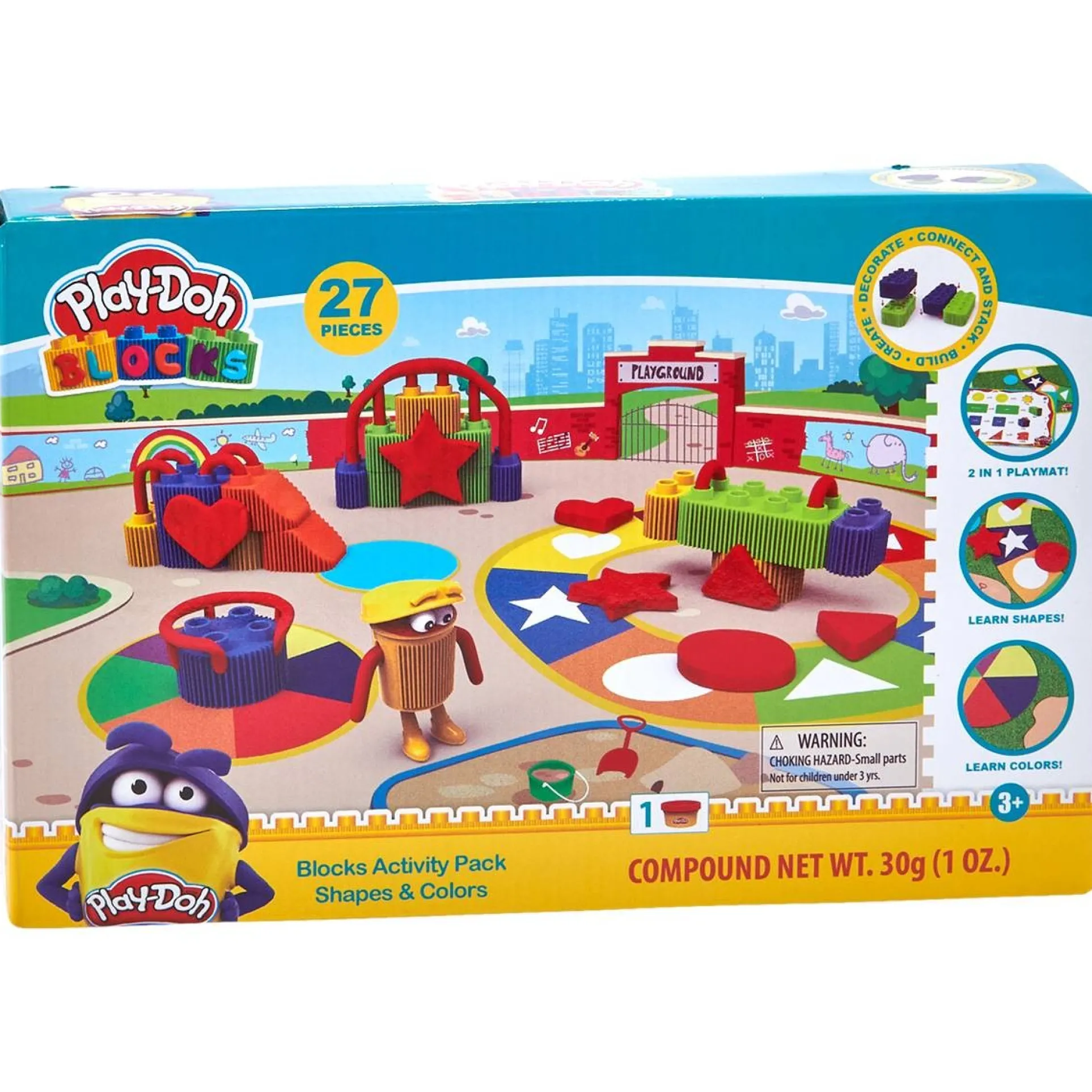 Play-Doh Creative Colors and Shapes Modeling Clay Block Set - 27 Pieces
