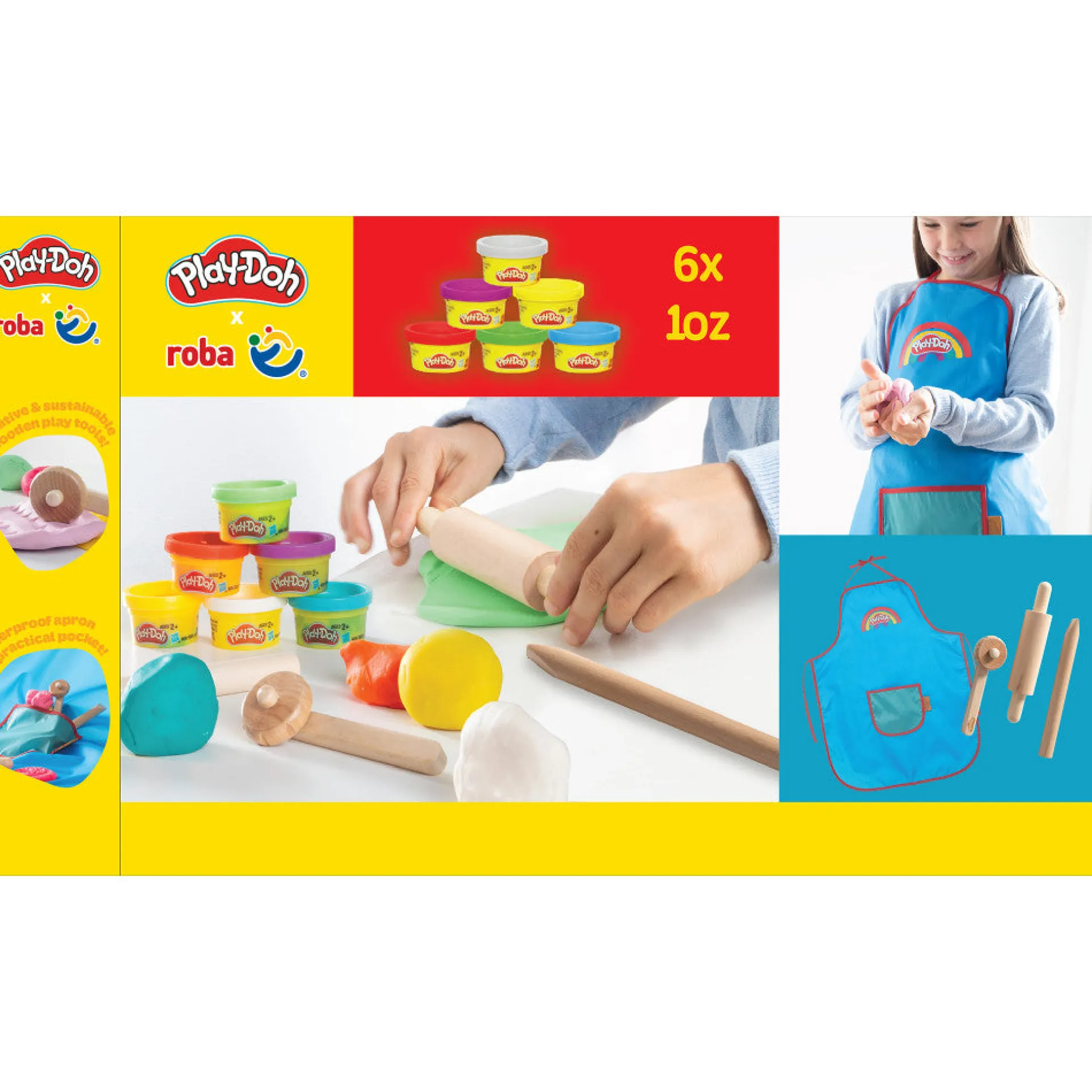 Play-Doh Eco-Friendly Creation Station - 6 Colors Playset, Ages 3+