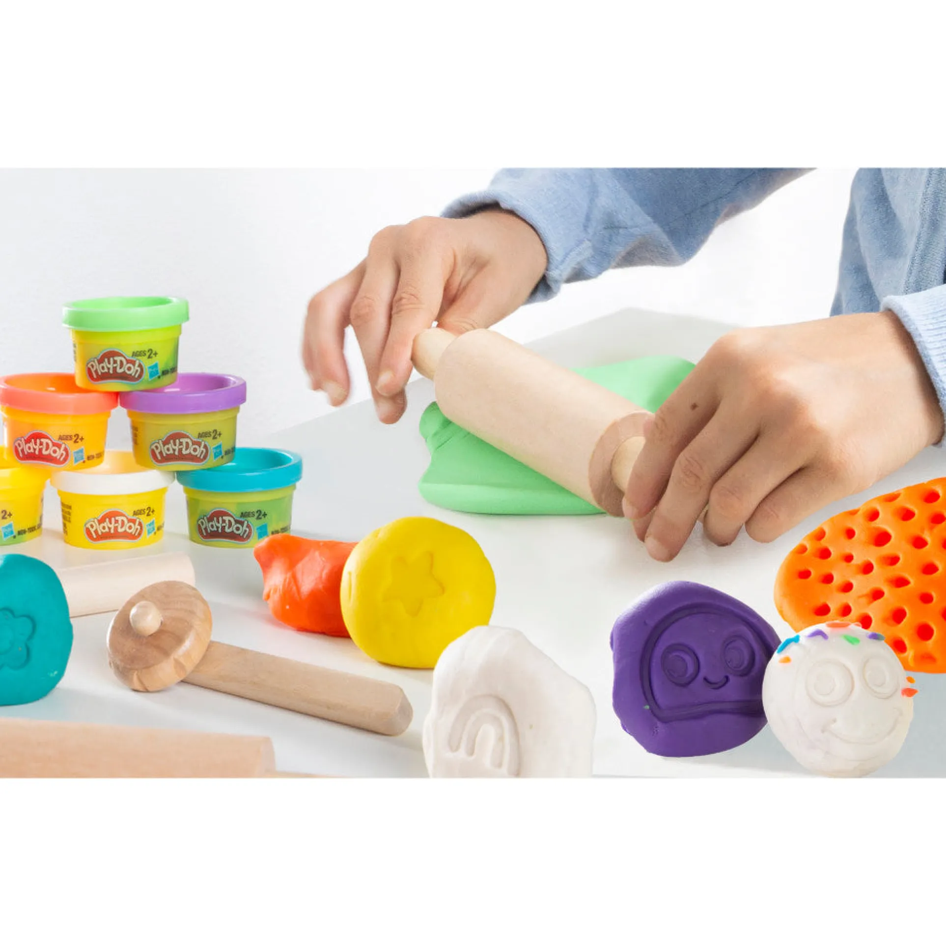 Play-Doh Eco-Friendly Creation Station - 6 Colors Playset, Ages 3+
