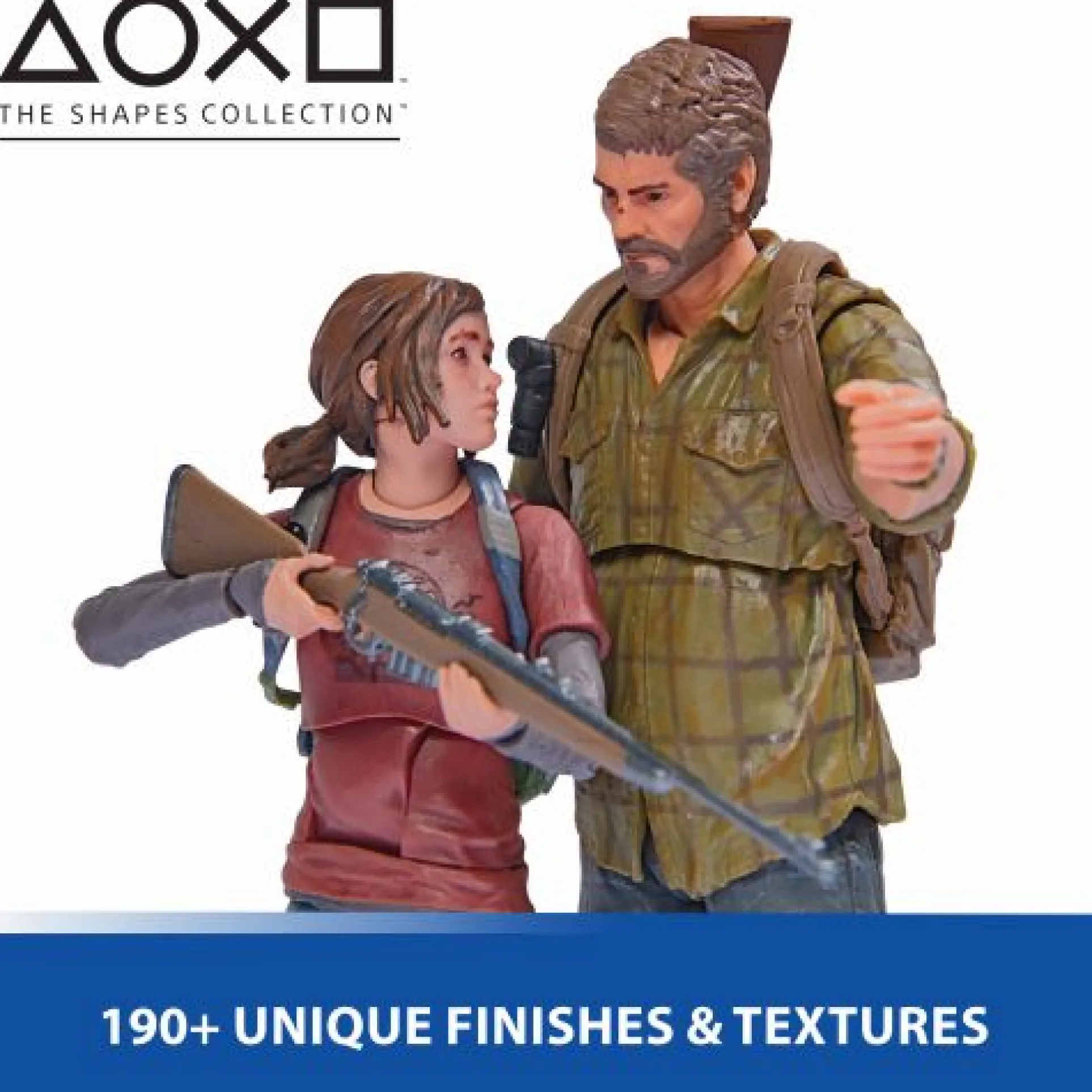 PlayStation The Last of Us 6 Inch Action Figures - Joel & Ellie Collector's Set