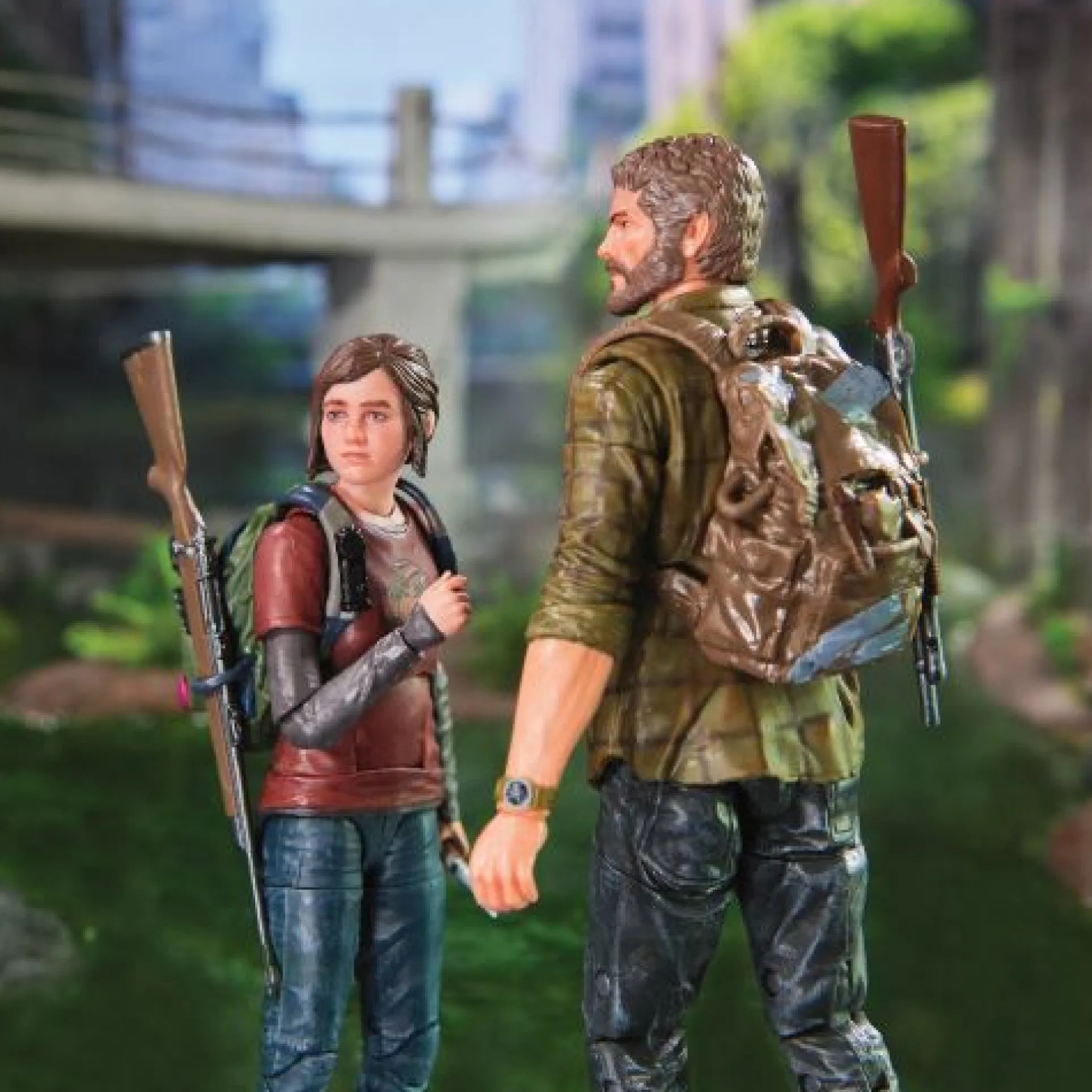 PlayStation The Last of Us 6 Inch Action Figures - Joel & Ellie Collector's Set