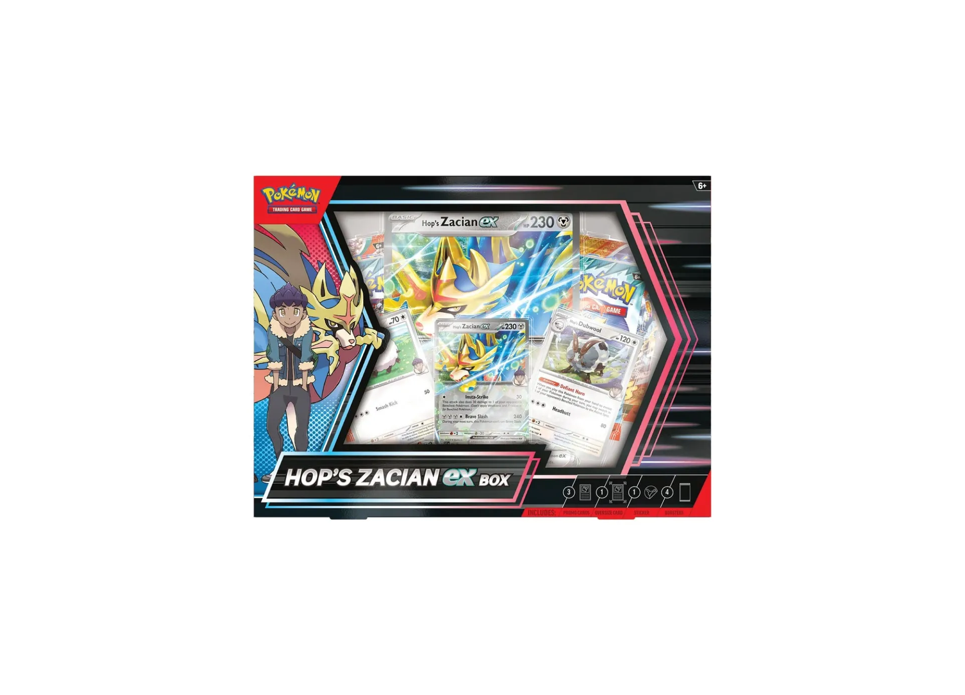 Pokémon Hop's Zacian ex Dynamic Duo Battle Box