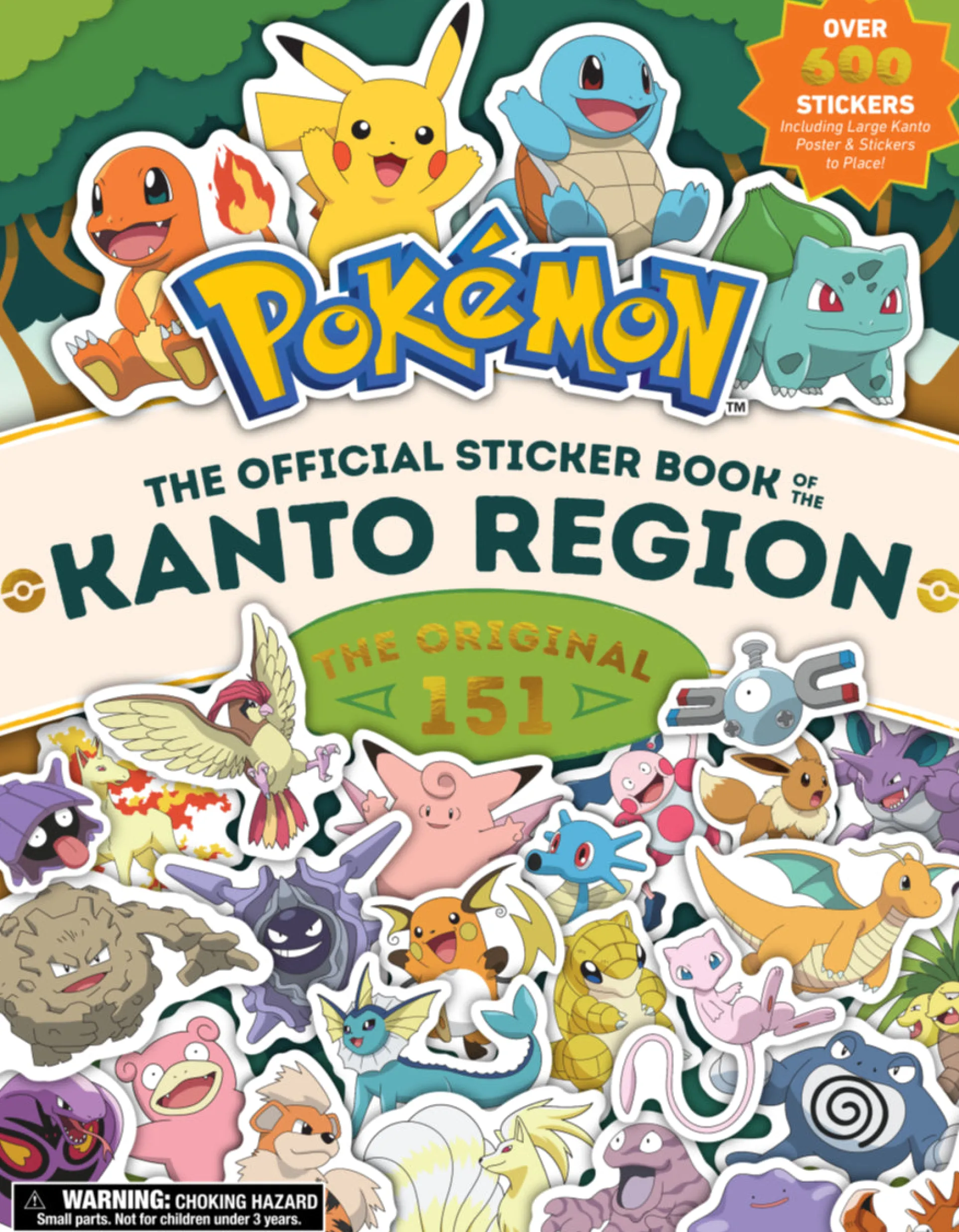 Pokémon Kanto Region Spectacular Sticker Adventure Book
