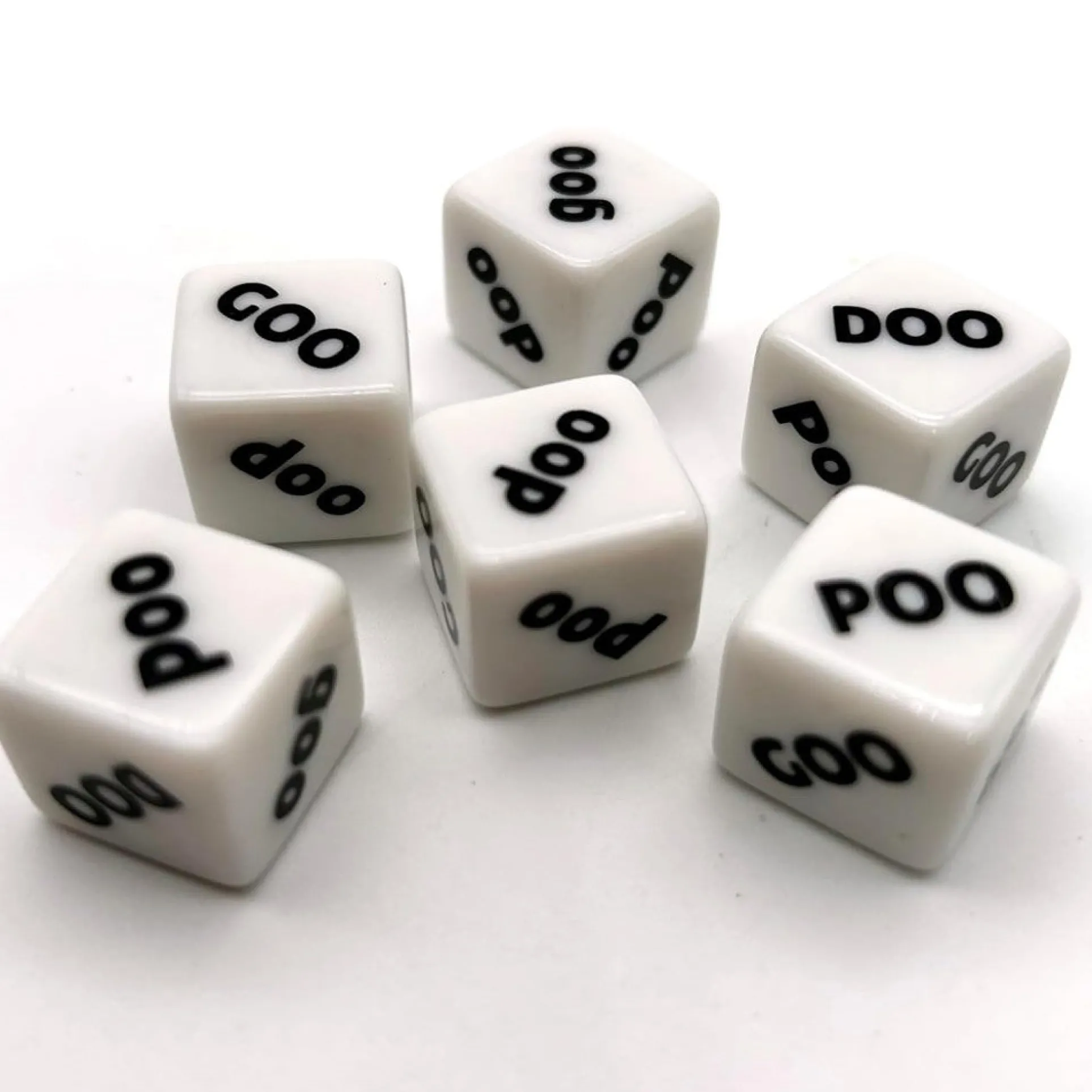 Poo Doo Goo Fast-Fingers Dice Party Game for Ages 8+