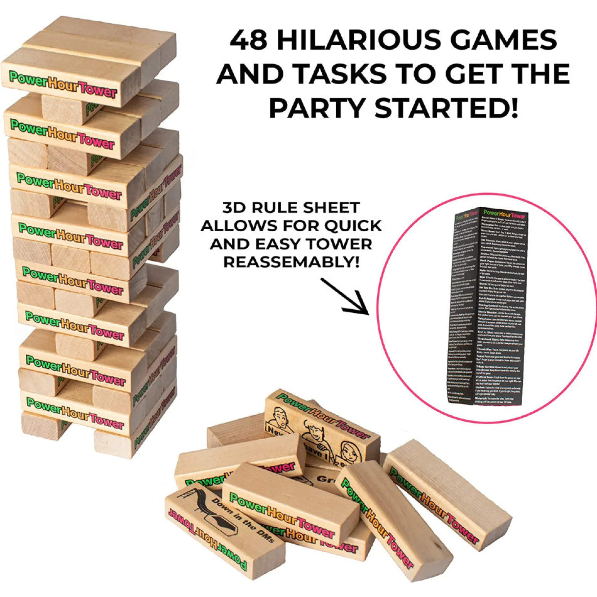 Power Hour Tower: Ultimate Party Game