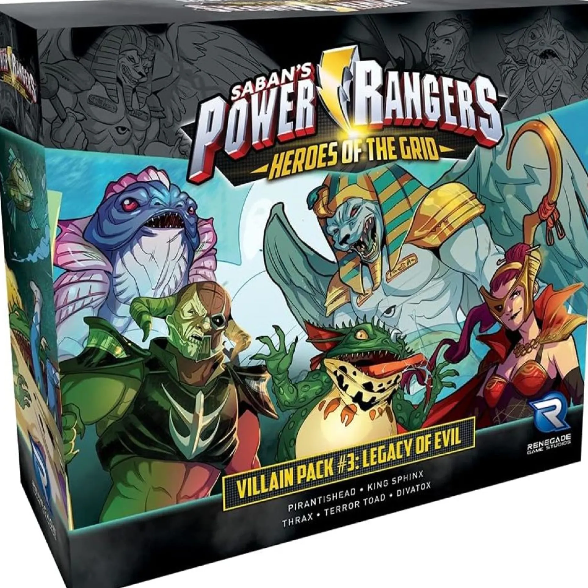 Power Rangers: Heroes of the Grid Villain Pack #3 Legacy of Evil Expansion Set