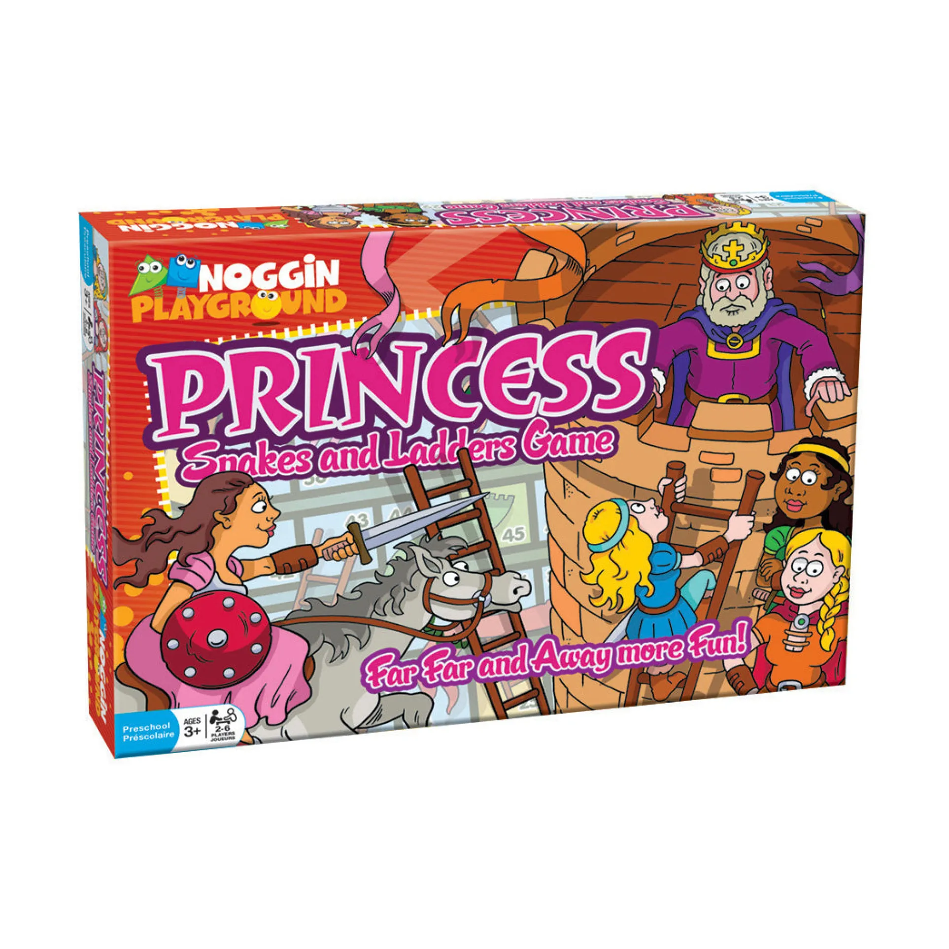 Princess Snakes and Ladders Rescue Adventure Board Game