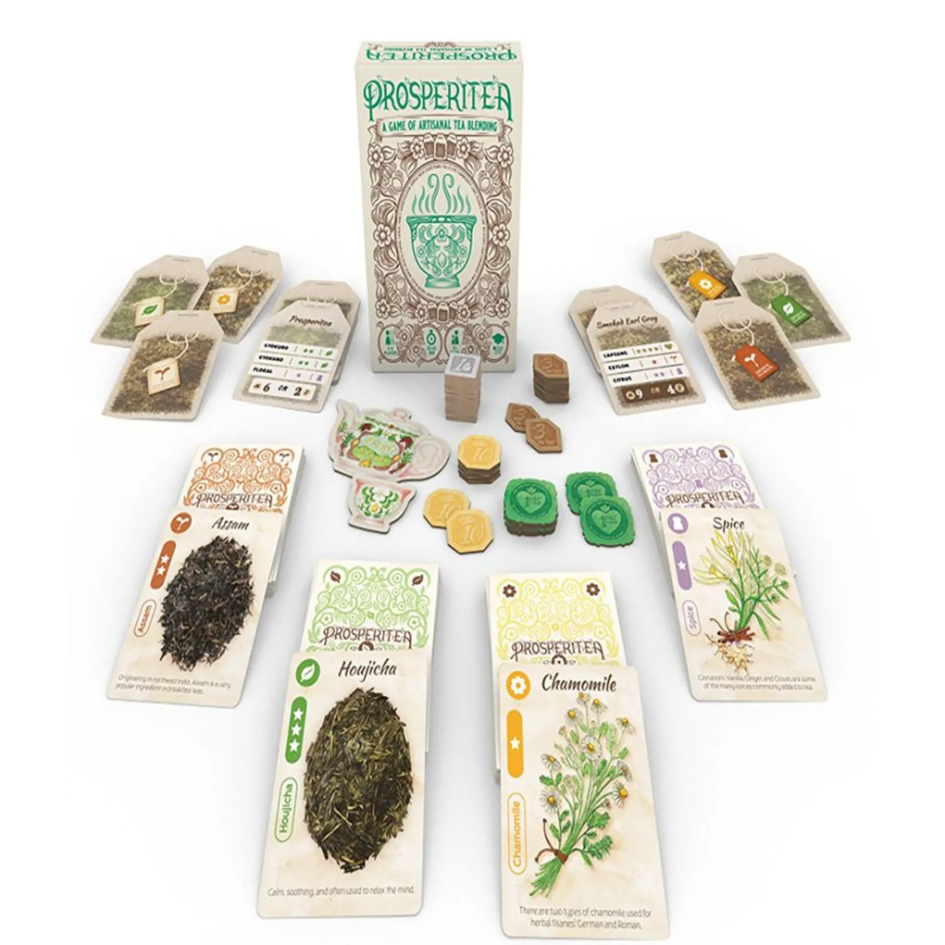 Prosperitea Artisanal Tea Blending Strategy Board Game