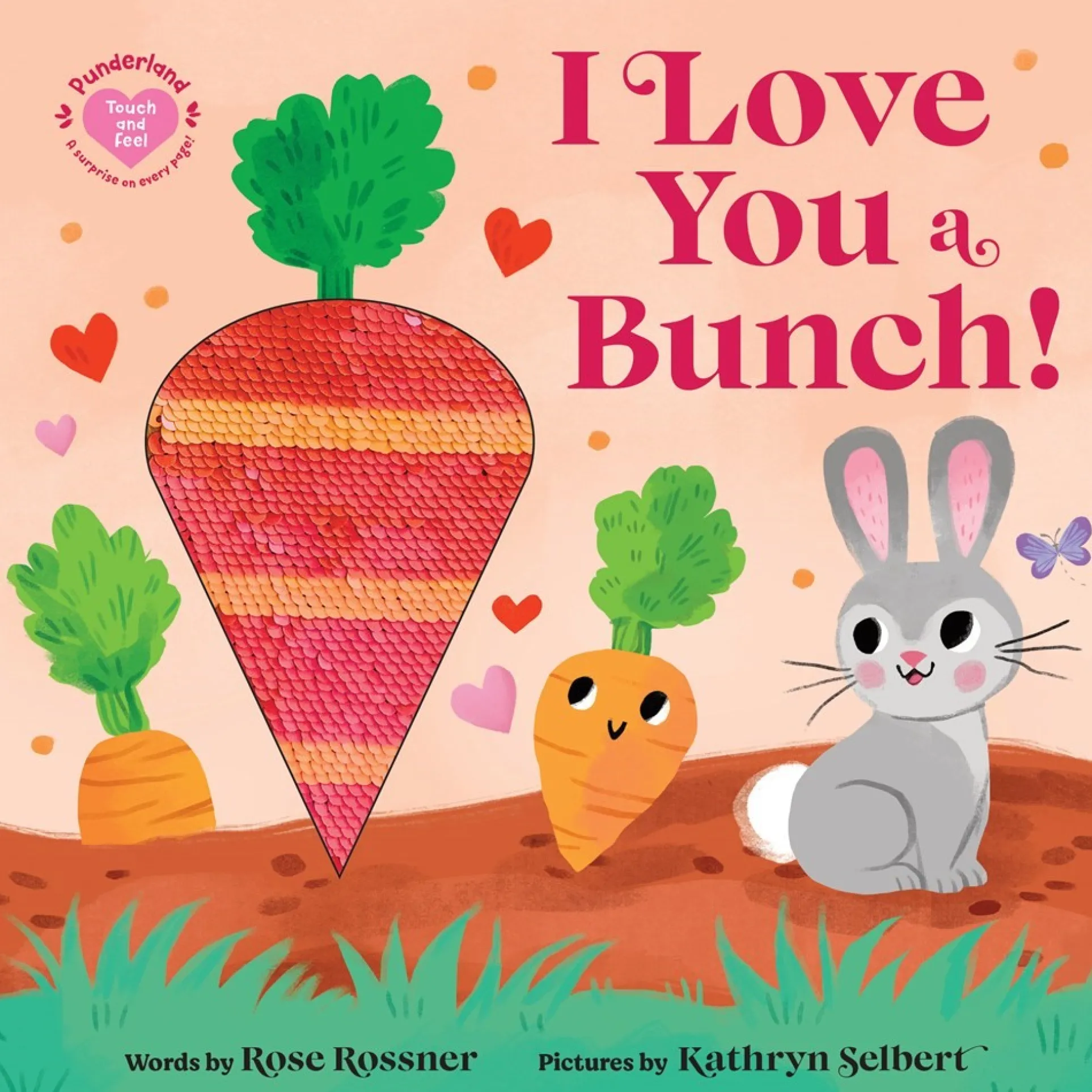 Punderland's I Love You A Bunch Touch-and-Feel Board Book