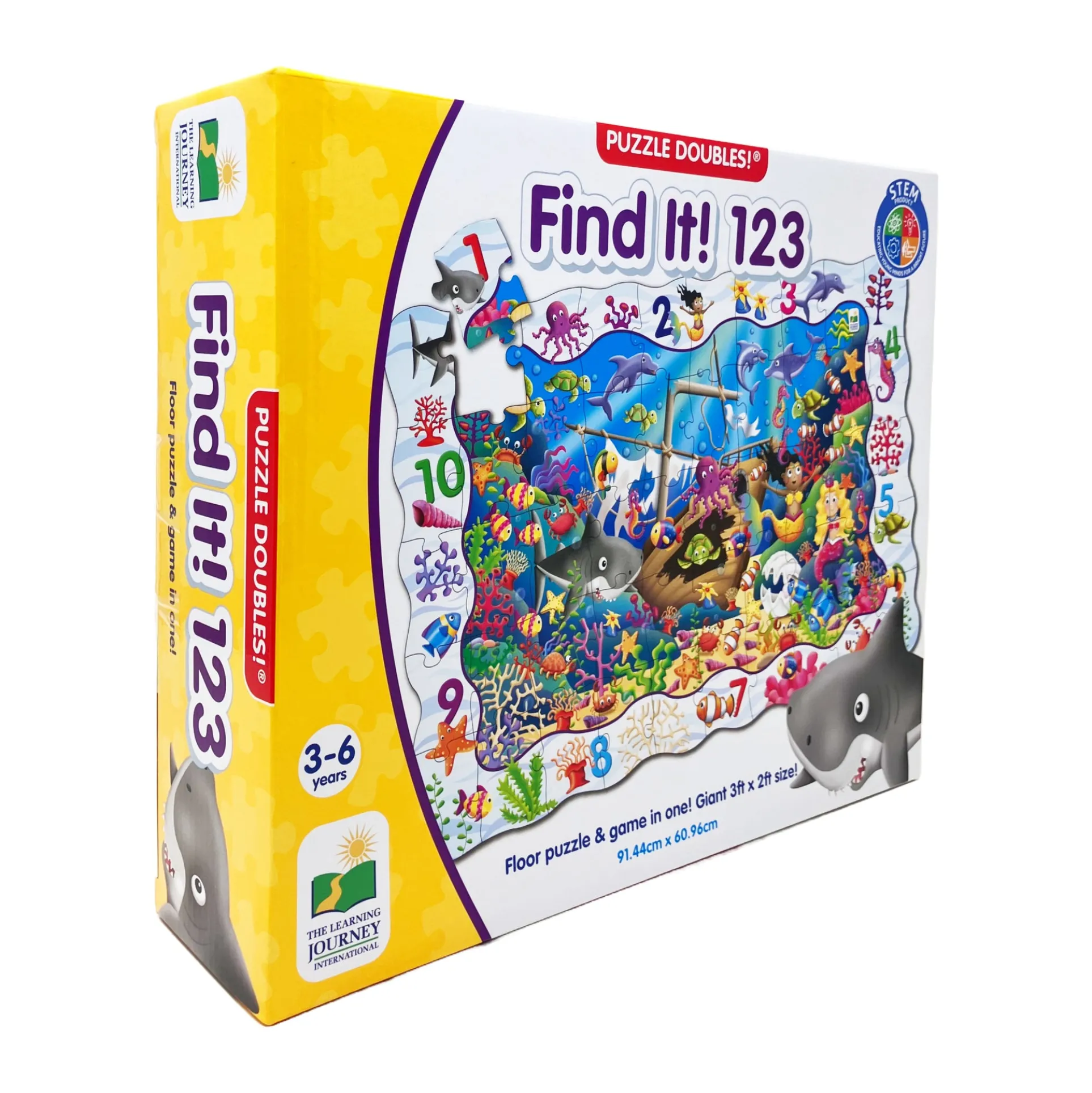 Puzzle Doubles! Find It Underwater Adventure - 50 pc
