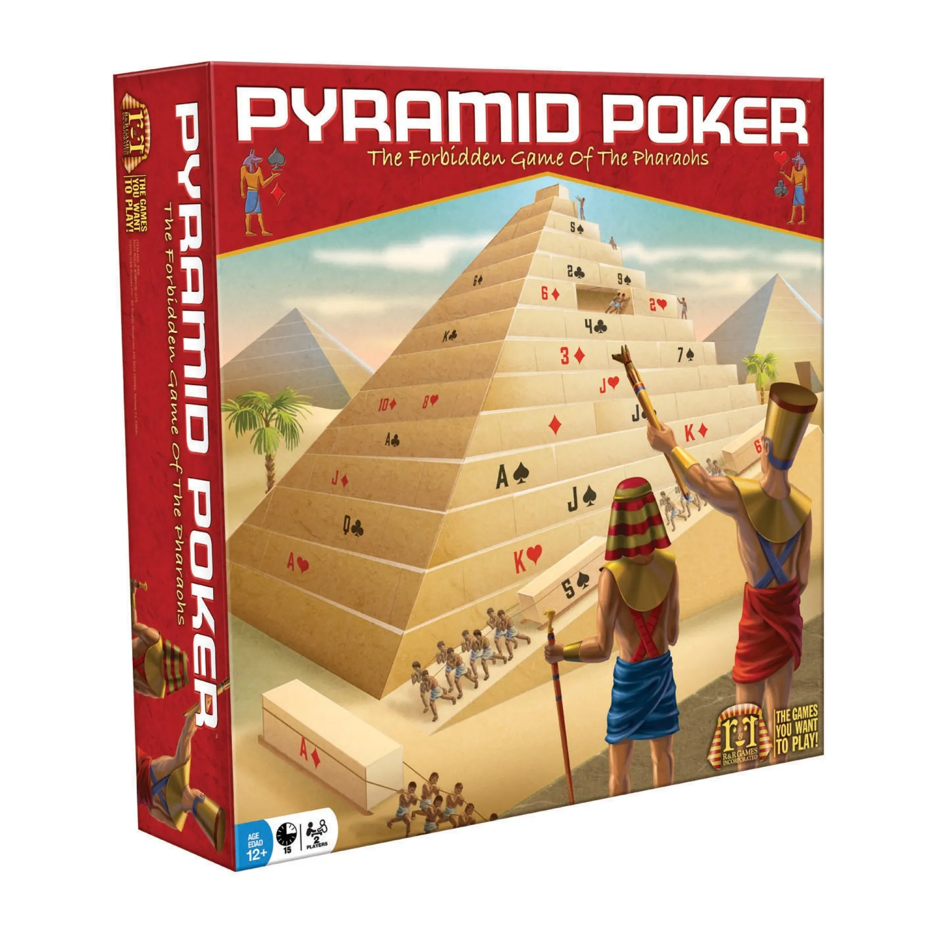 Pyramid Poker Ancient Duel Board Game