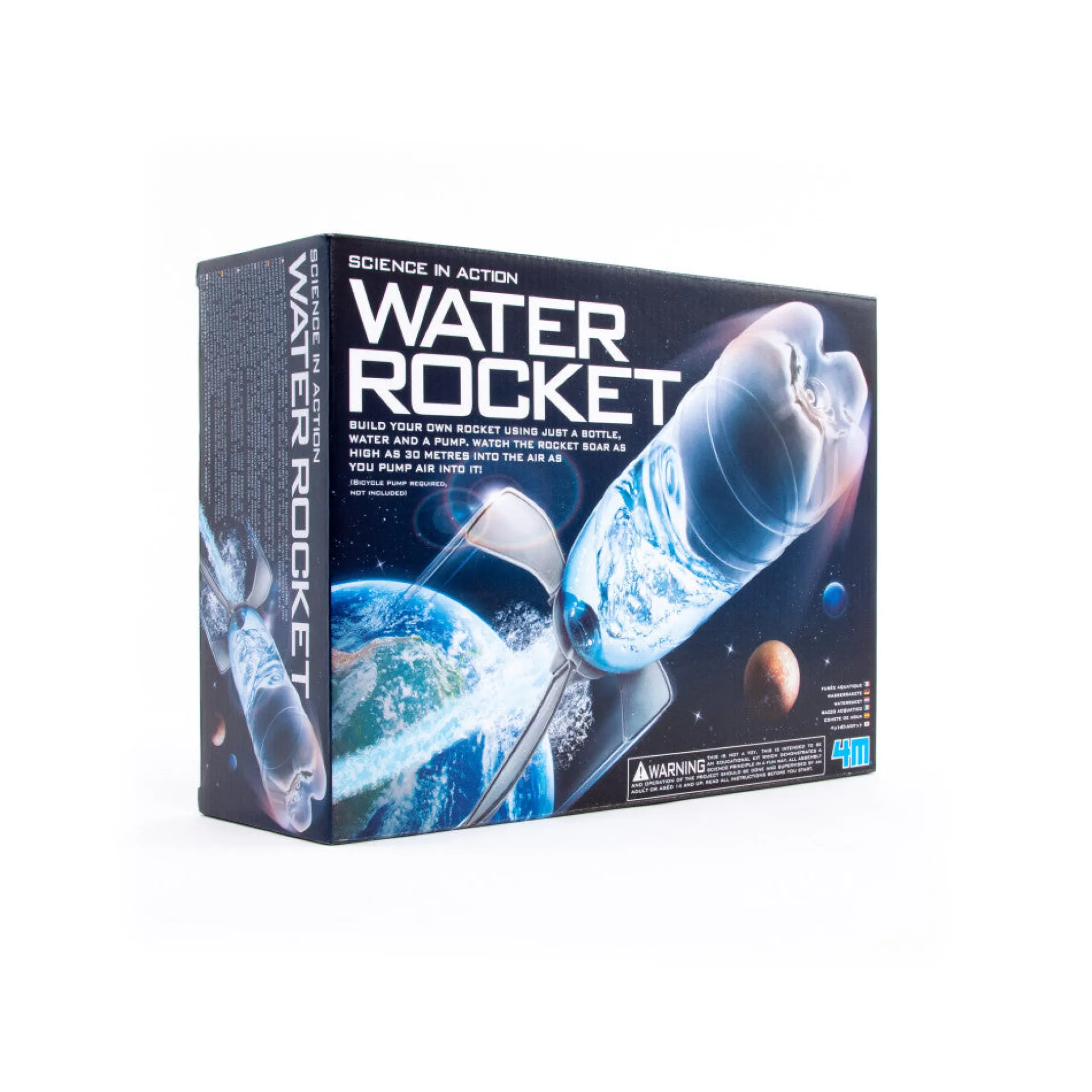 Toysmith 4M Water Rocket Science Kit - STEM Learning Toy for Teens
