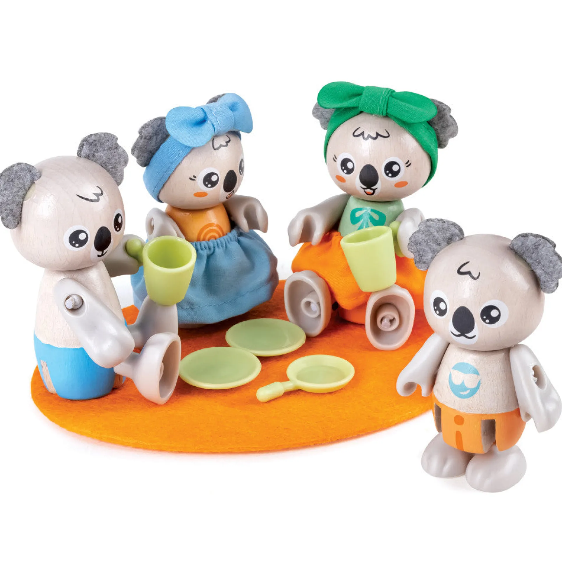 Hape Koala Family Adventure - 4 Playful Wooden Koalas
