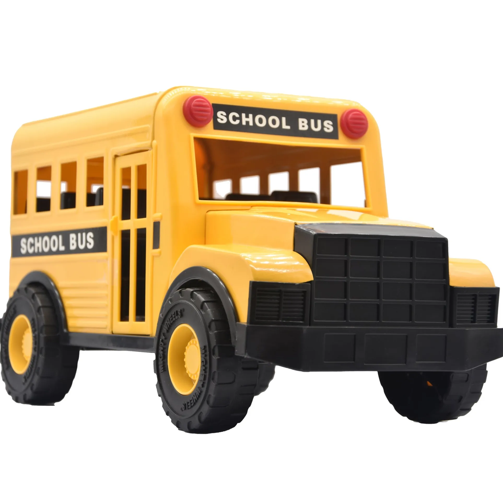 Mighty Wheels 16" Yellow School Bus with Interactive Doors