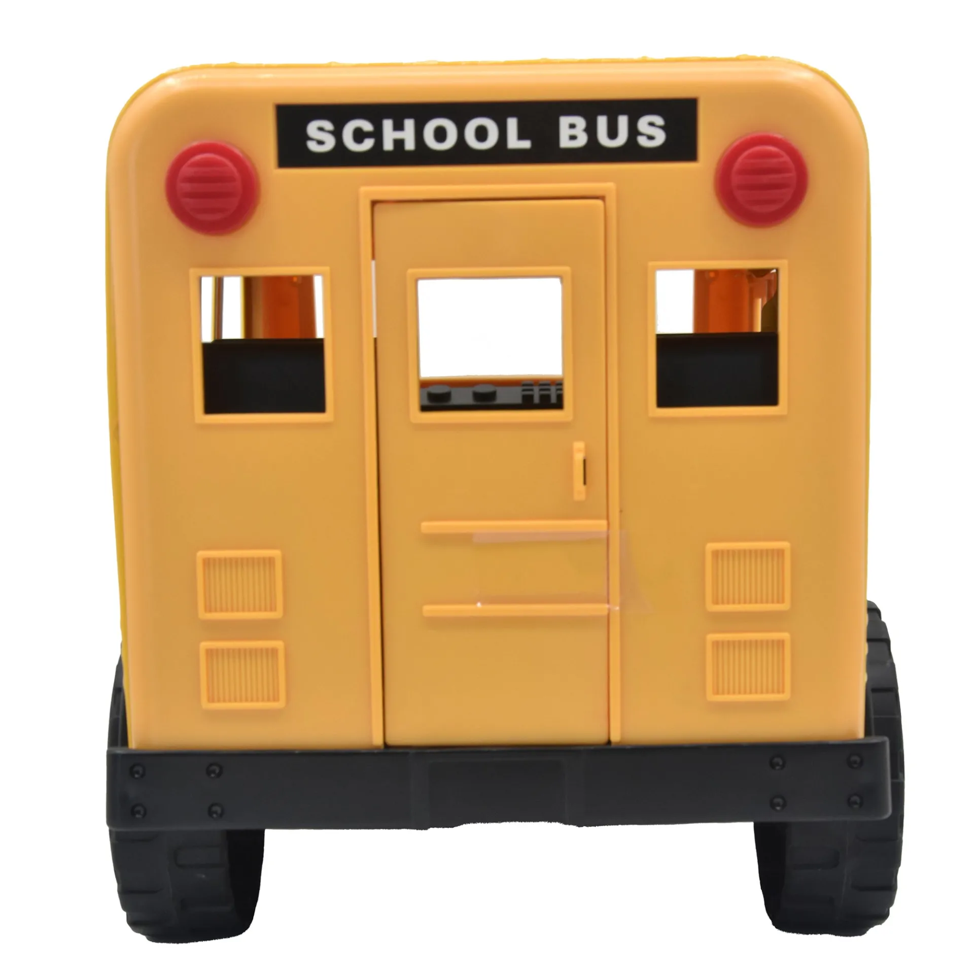 Mighty Wheels 16" Yellow School Bus with Interactive Doors
