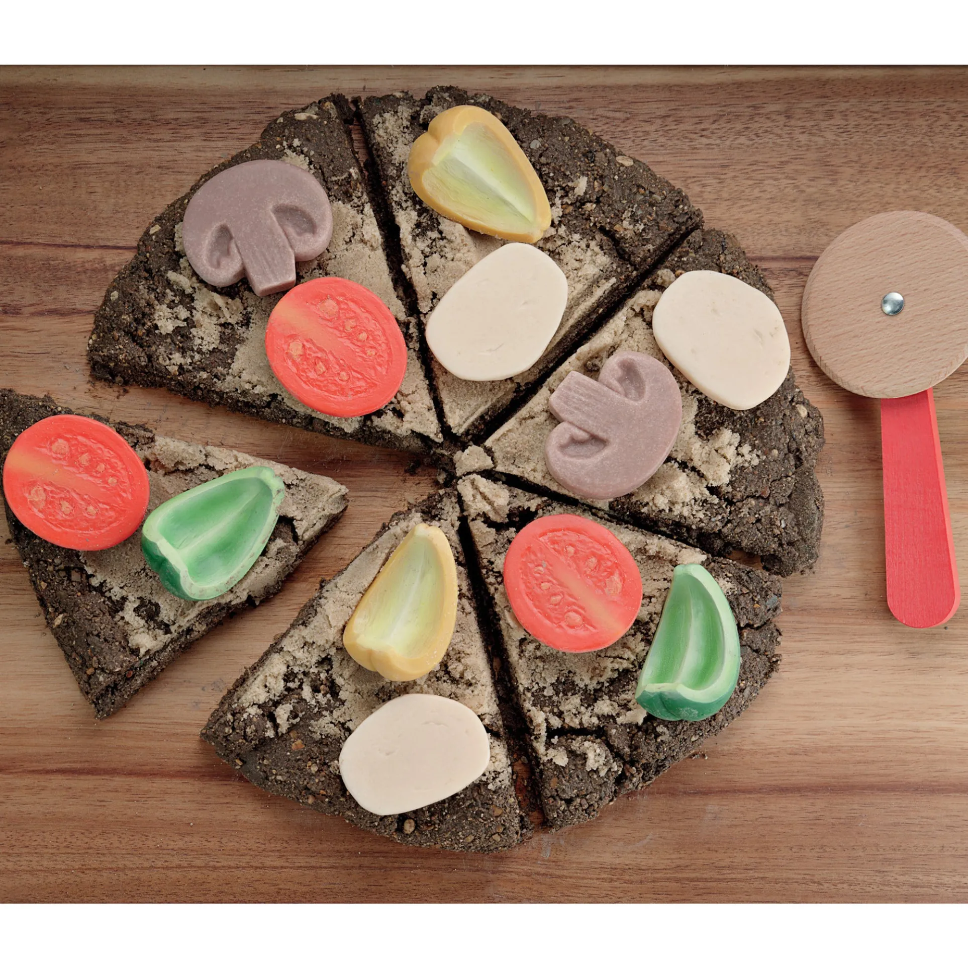 Yellow Door Playful Pizza Sensory Play Stones