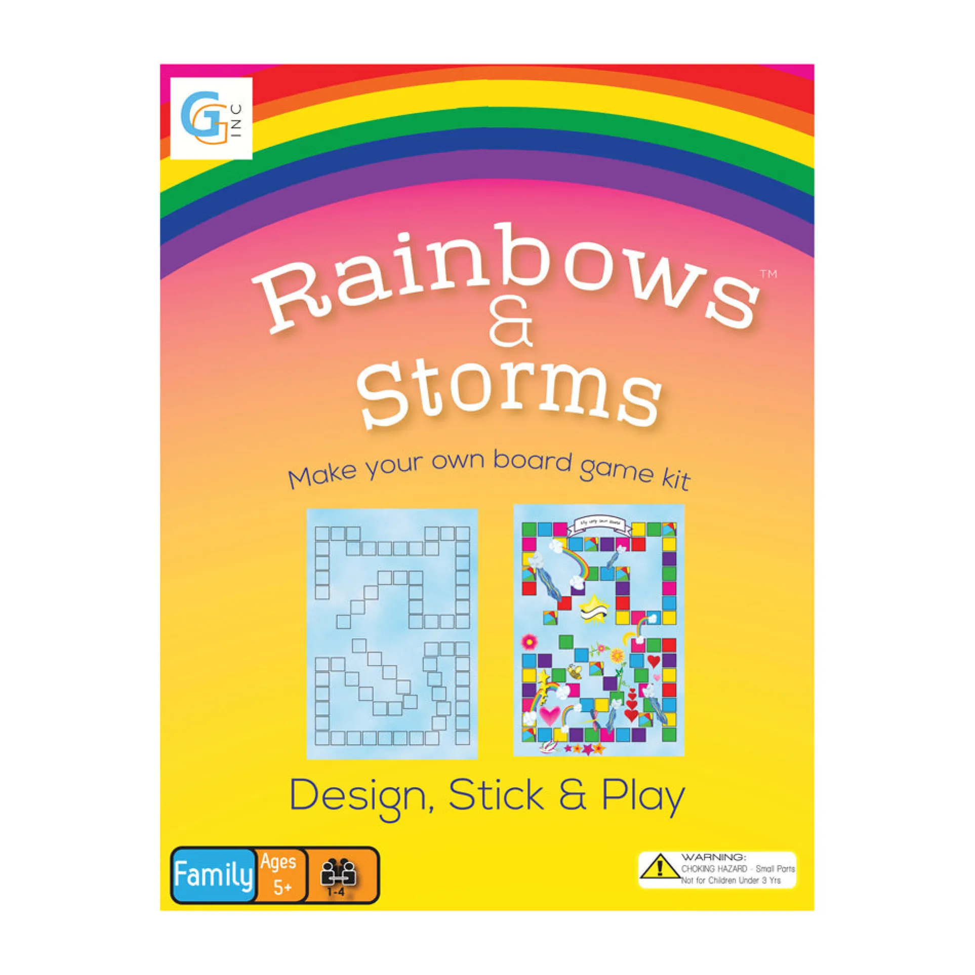 Rainbows & Storms Family Board Game by Griddly Games