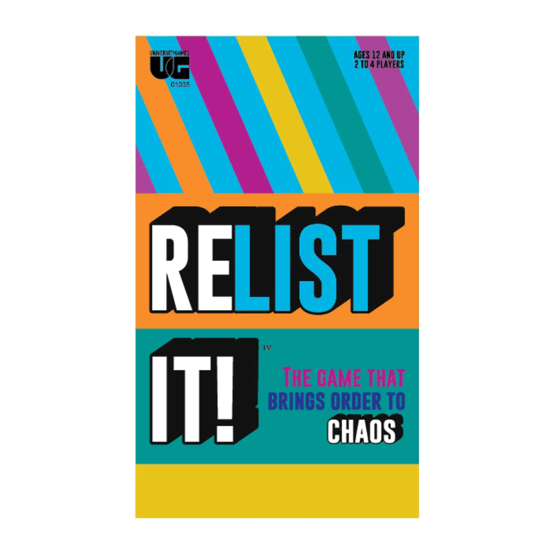 Relist It! Order vs. Chaos Strategy Board Game