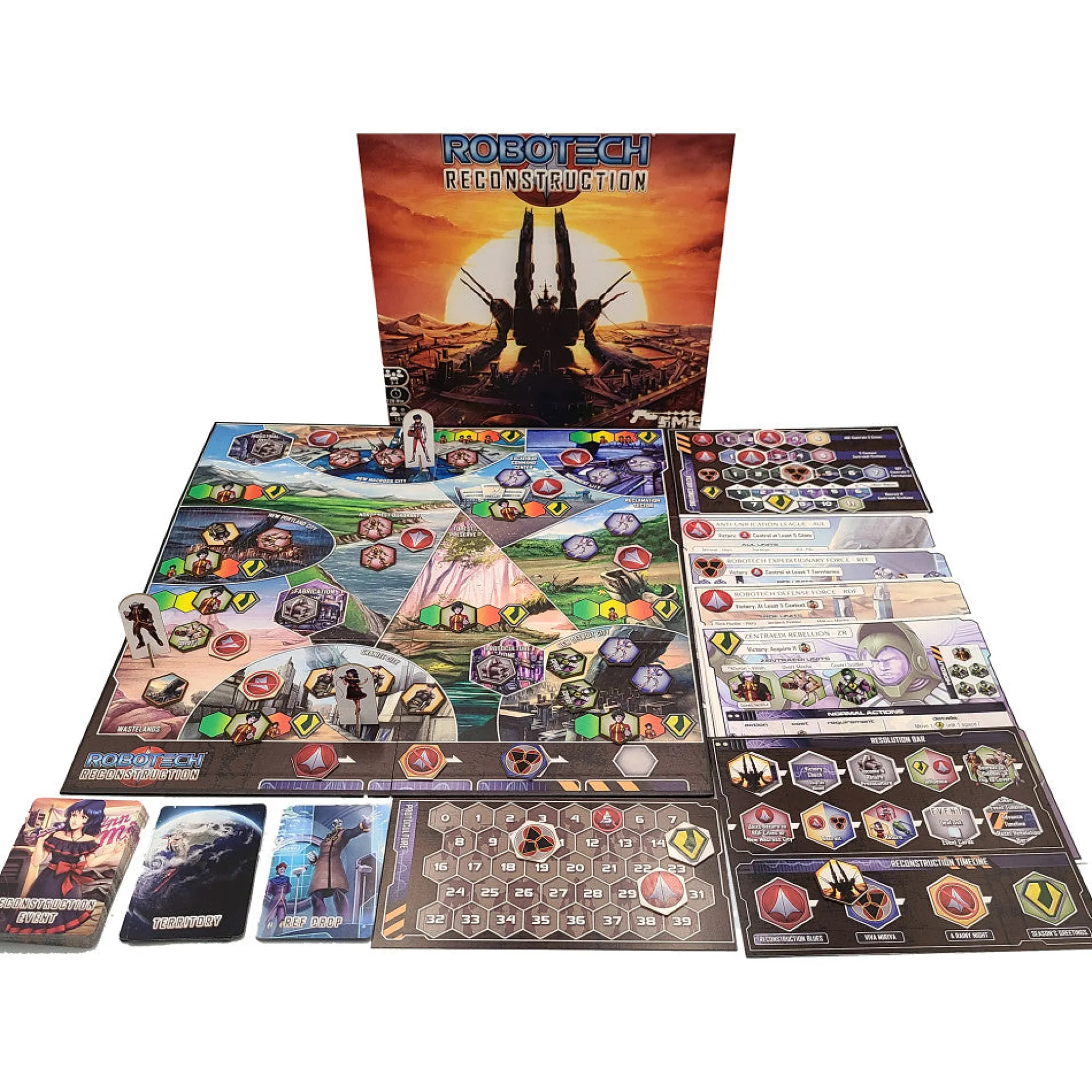 Robotech: Reconstruction - The Ultimate Strategy Board Game by Strange Machine Games