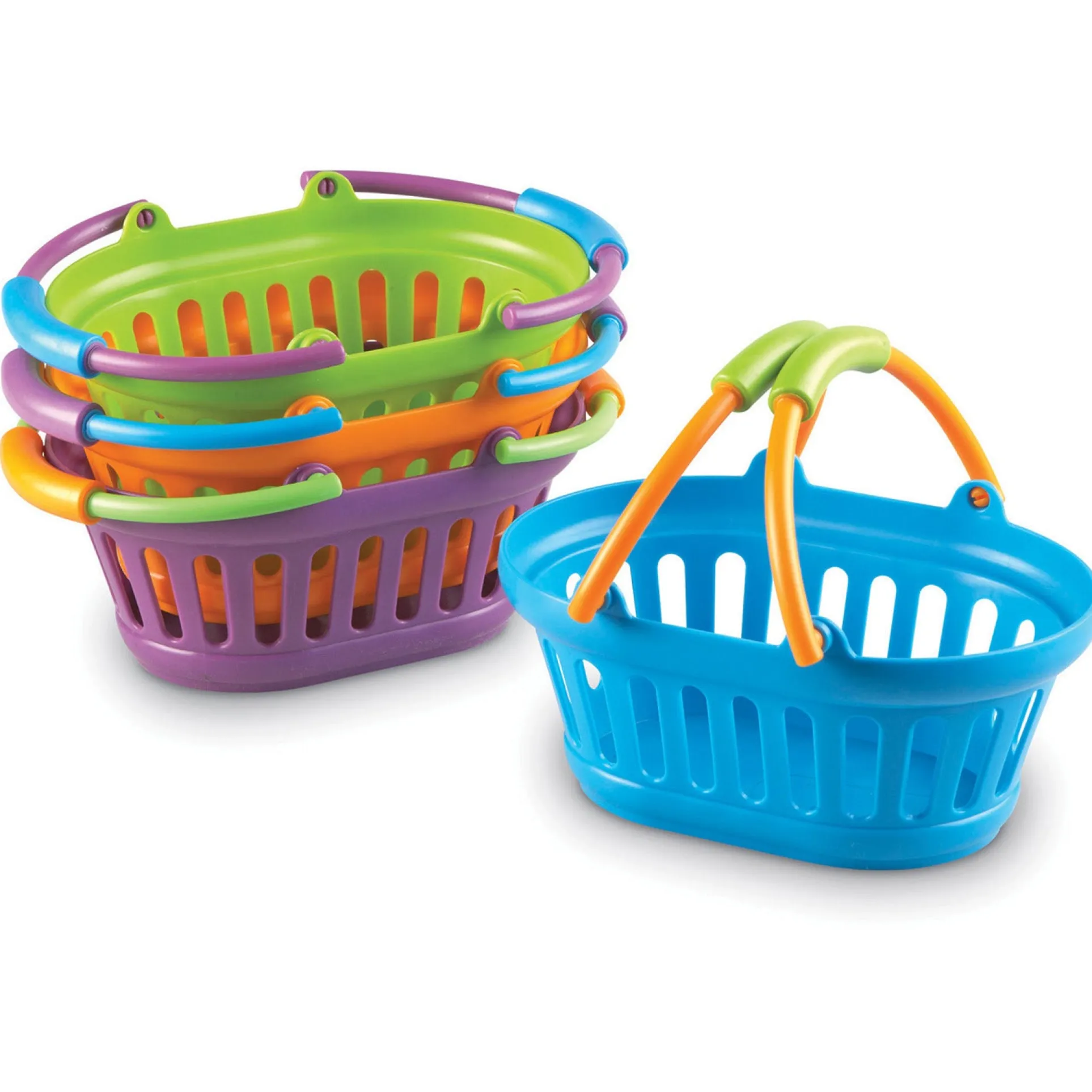 Learning Resources New Sprouts Colorful Basket Set, 4-Pack