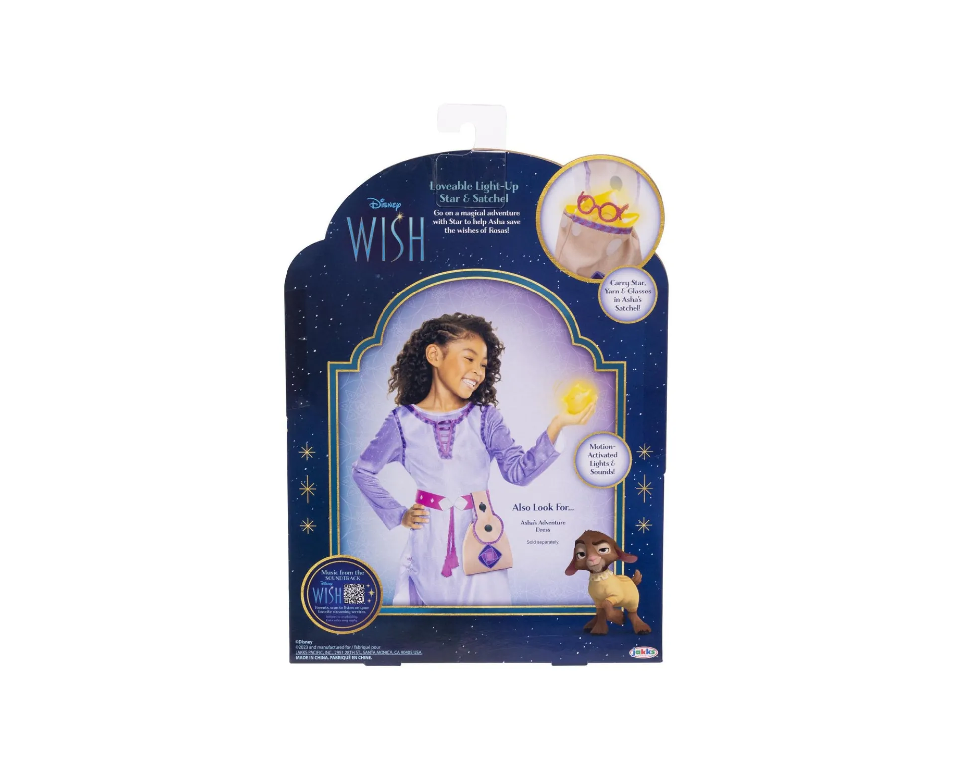 Disney Wish Interactive Light-Up Star with Satchel - Role Play Toy