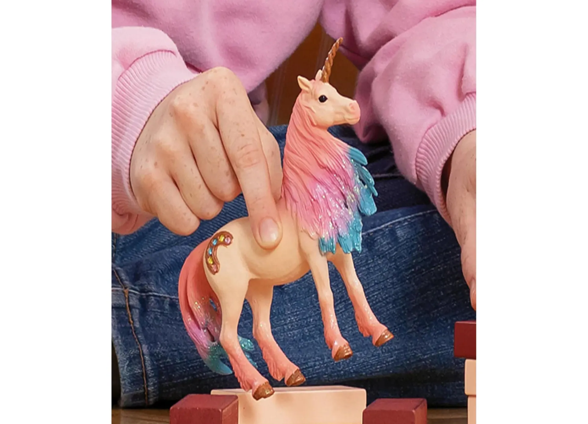 Schleich Bayala 7 inch Marshmallow Unicorn Mare - Magical Figurine