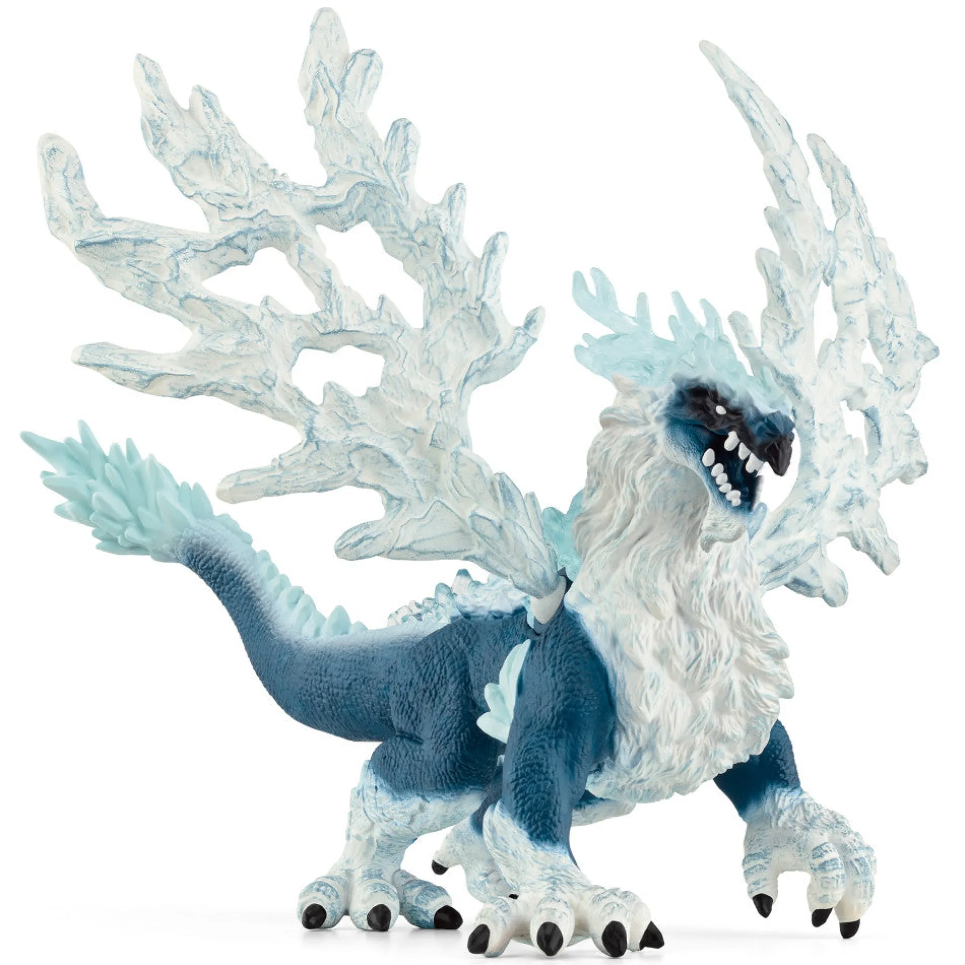 Schleich Eldrador Creatures 8.1 inch Ice Dragon Action Figure - White & Blue