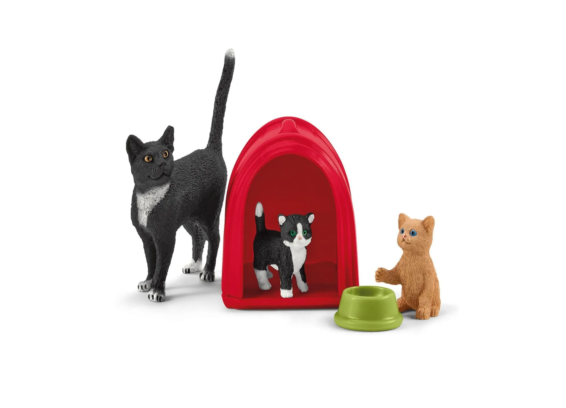 Schleich Farm World Playtime for Cute Cats Animal Figure Playset