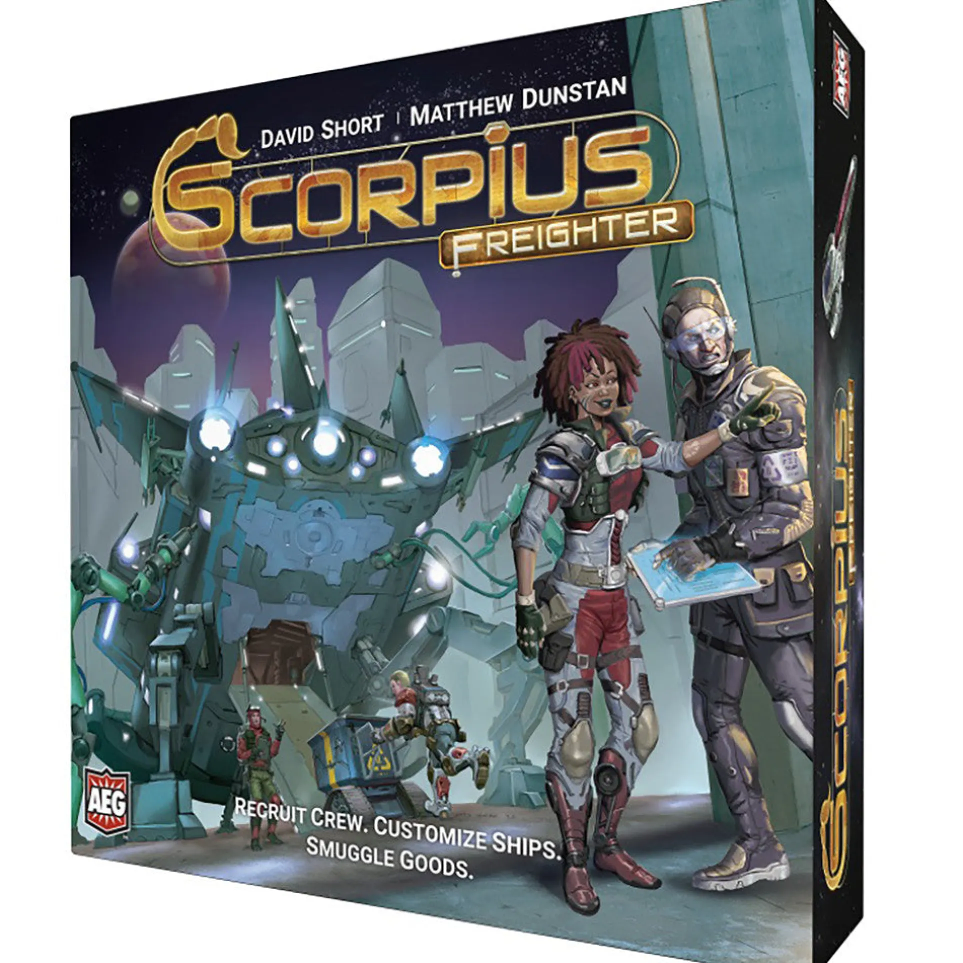 Scorpius Freighter Sci-Fi Tile Placement Strategy Game