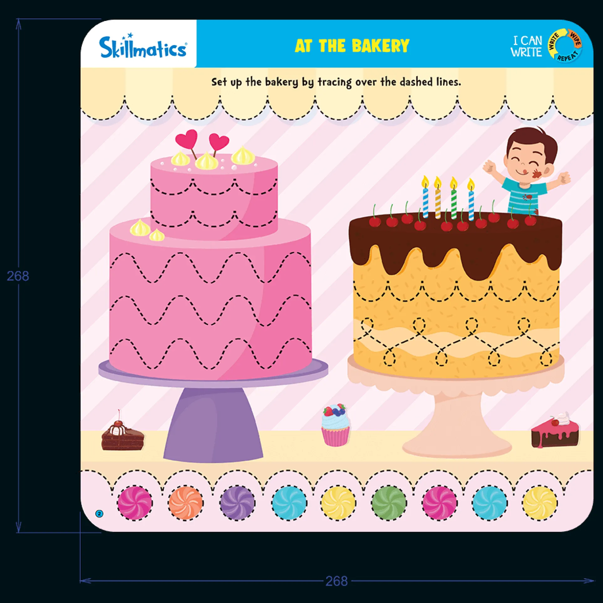 Search & Find Reusable Activity Mats - Educational Learning Toy