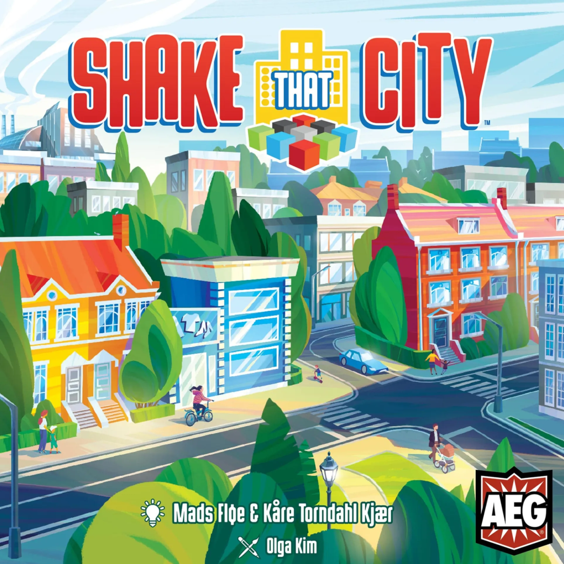 Shake That City Strategy Board Game - Urban Planning Dexterity Challenge