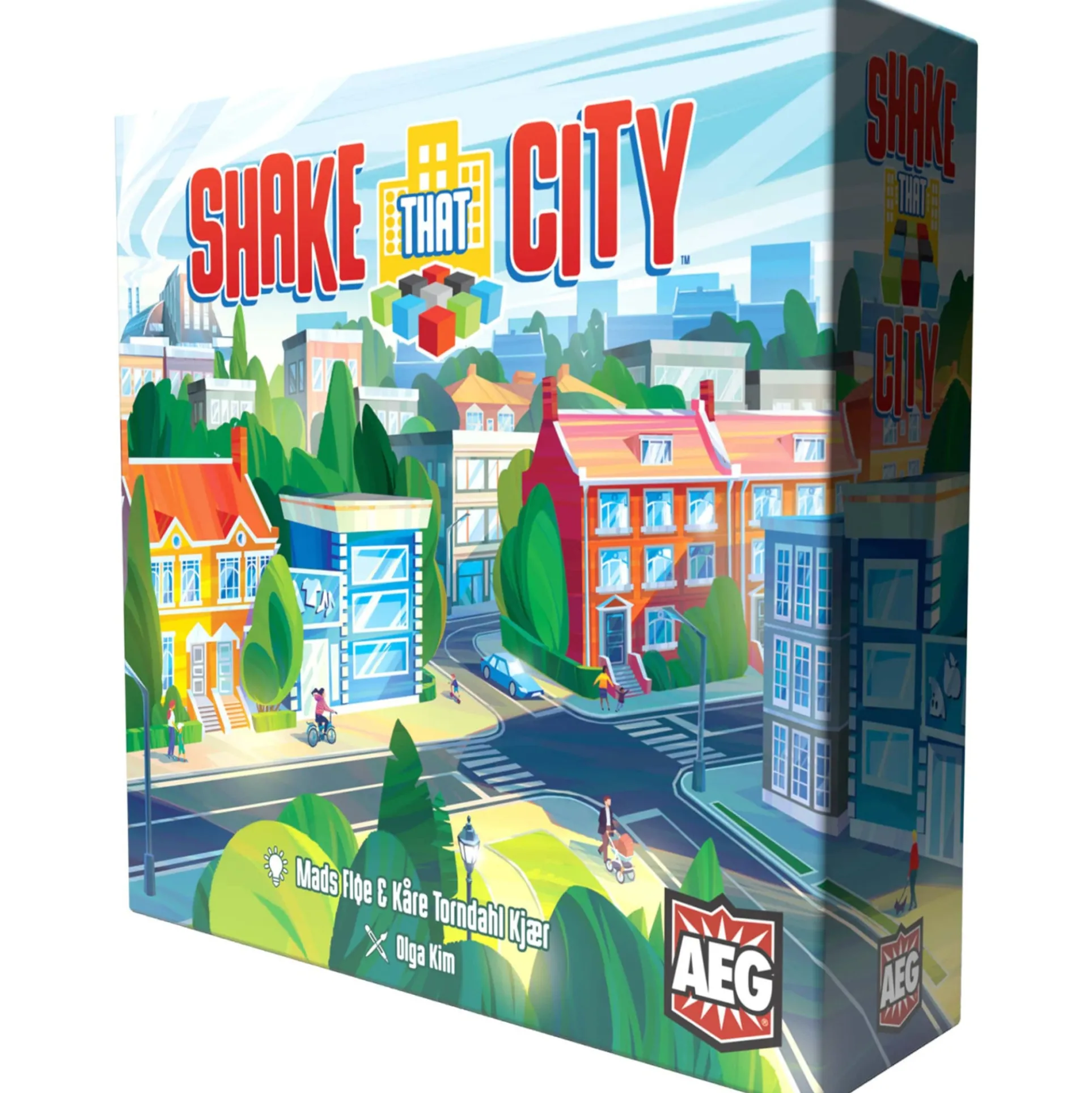 Shake That City Strategy Board Game - Urban Planning Dexterity Challenge