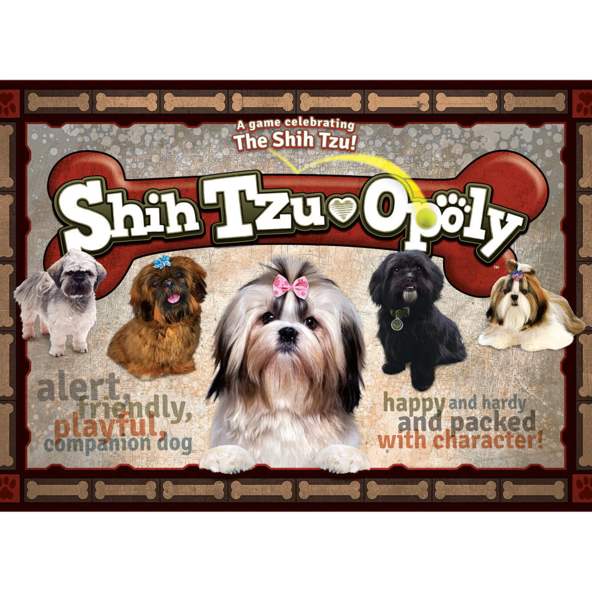 Shih Tzu-Opoly Dog Themed Monopoly Style Board Game