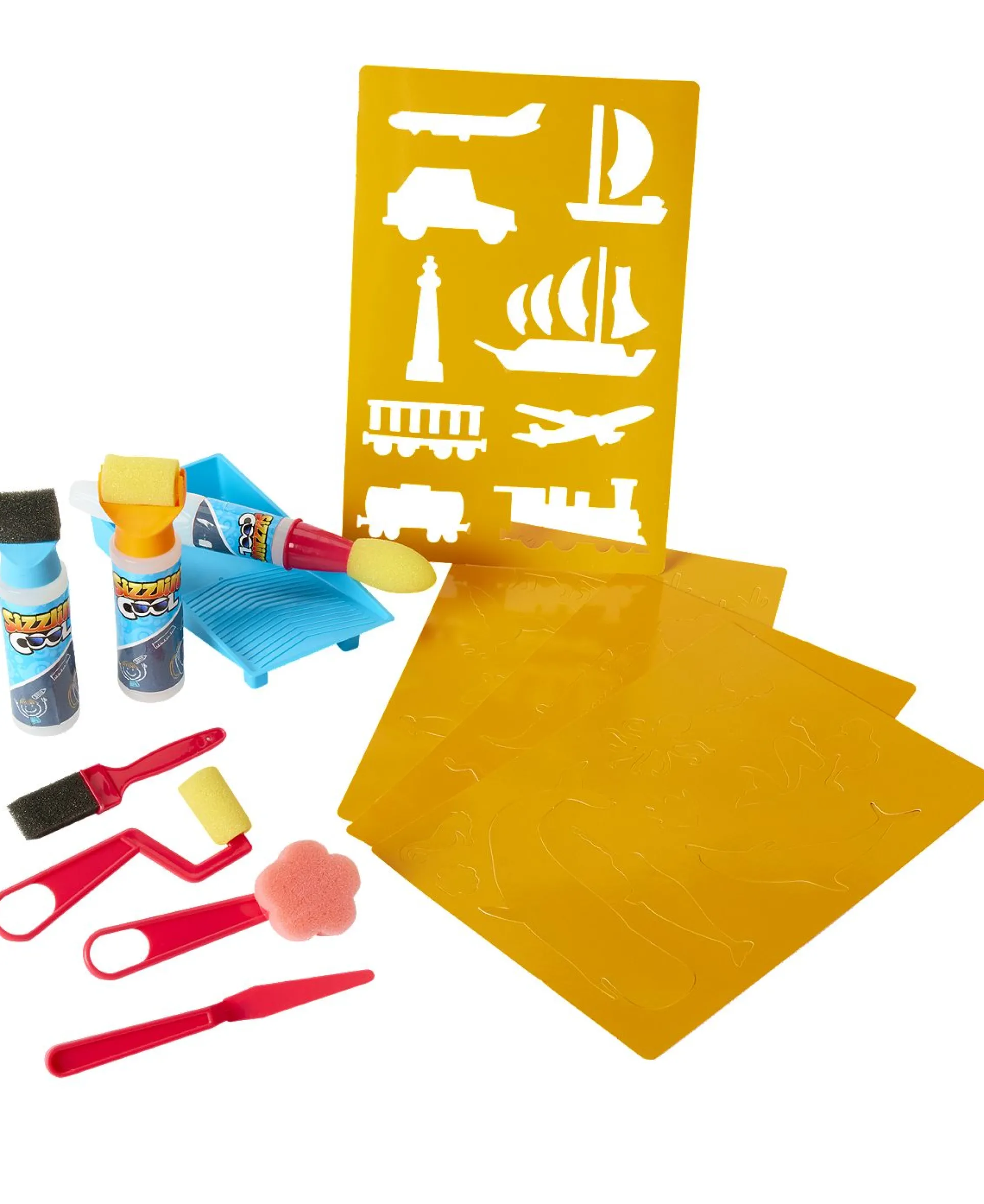 Sizzlin Cool Graffiti Chalk Set - Creative Outdoor Art Kit for Kids