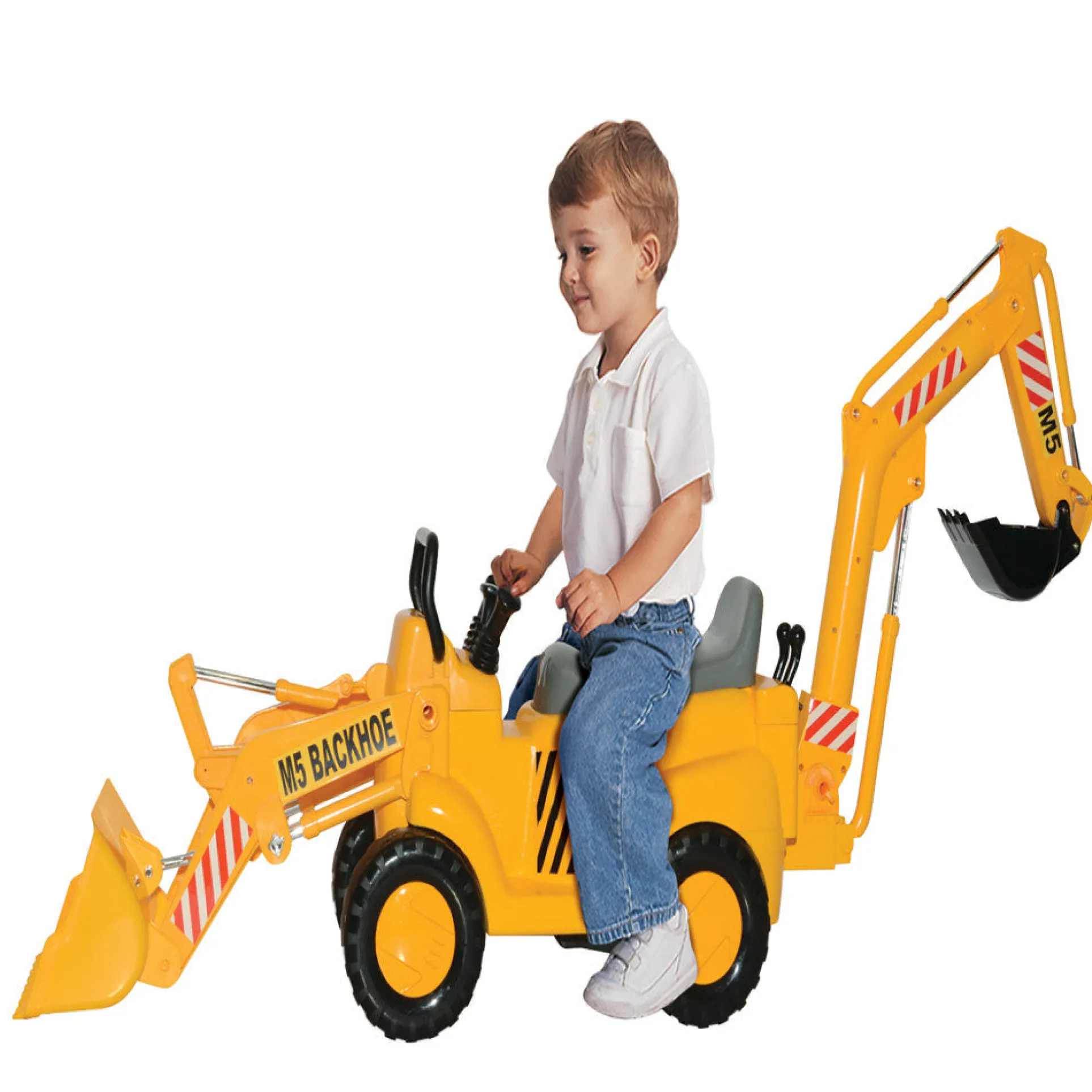 Skyteam - Backhoe Loader Ride-On - Interactive Construction Toy