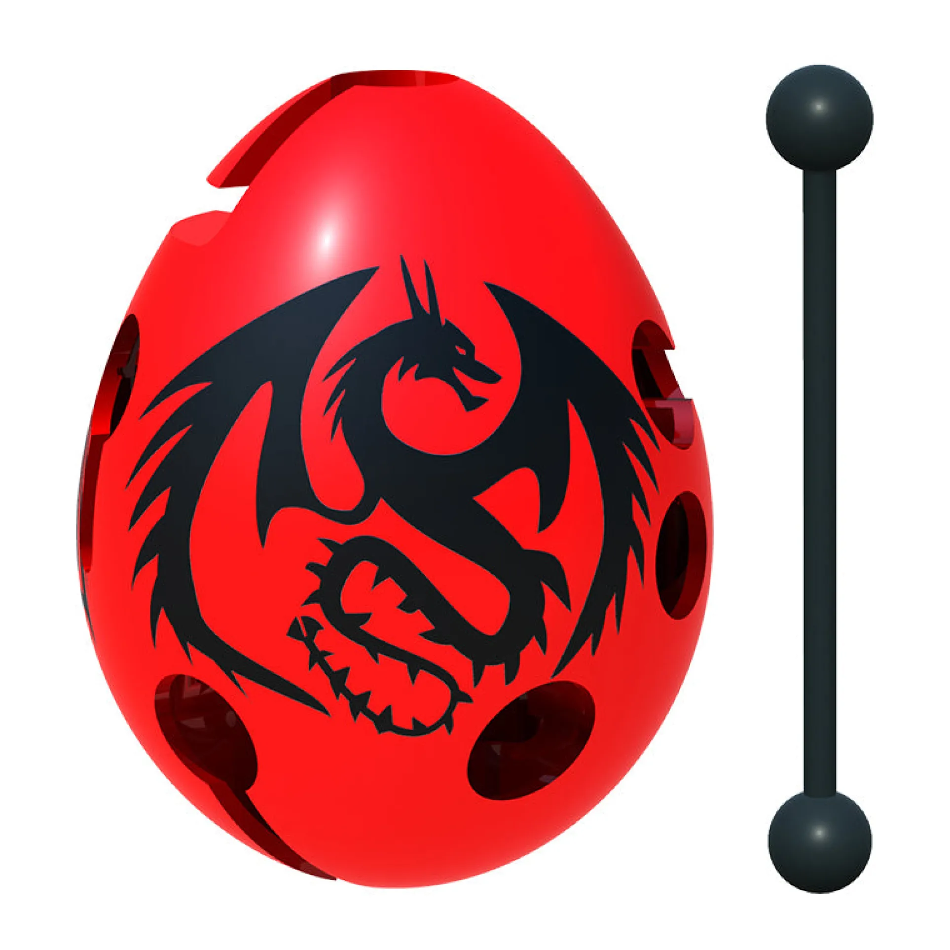 Smart Egg Dragon-Themed 3D Labyrinth Puzzle