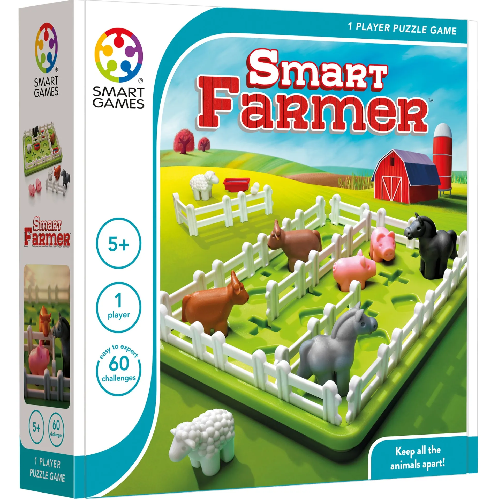 SmartGames Smart Farmer - Cognitive Development Puzzle Game for Kids