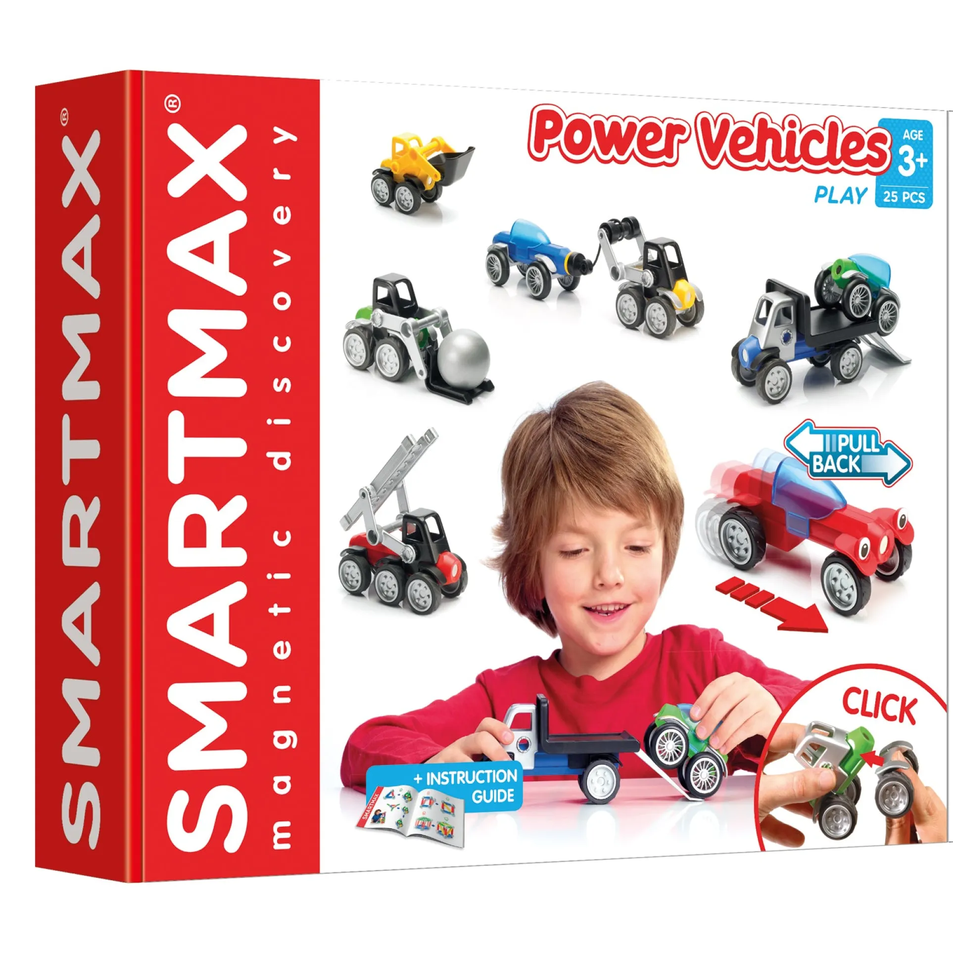 SmartMax Power Vehicles Mix Set - 26-Piece Creative Play Set