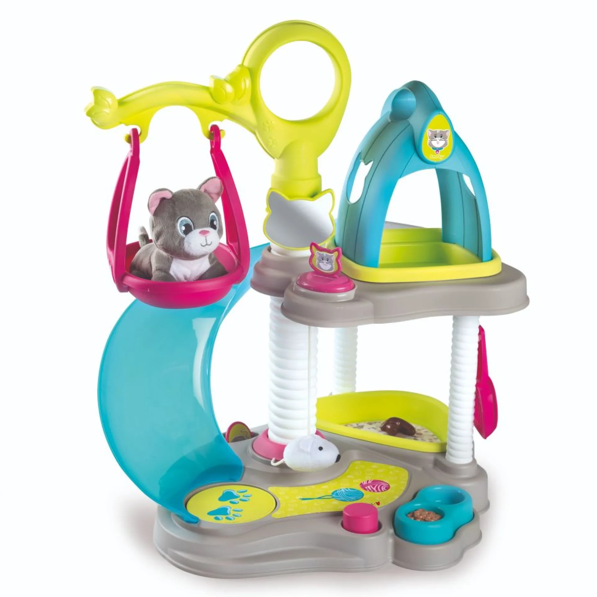 Smoby Interactive Cat House Playset with Sounds and Accessories