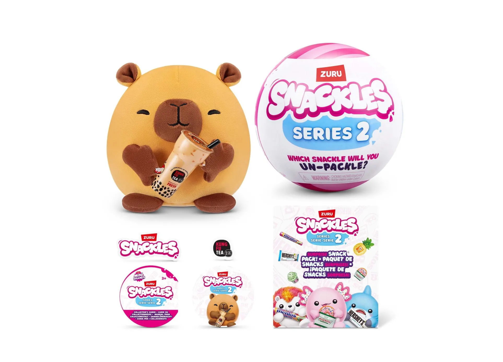 Snackles Series 2 14 inch Collectible Plush Toy - Hersheys Bear