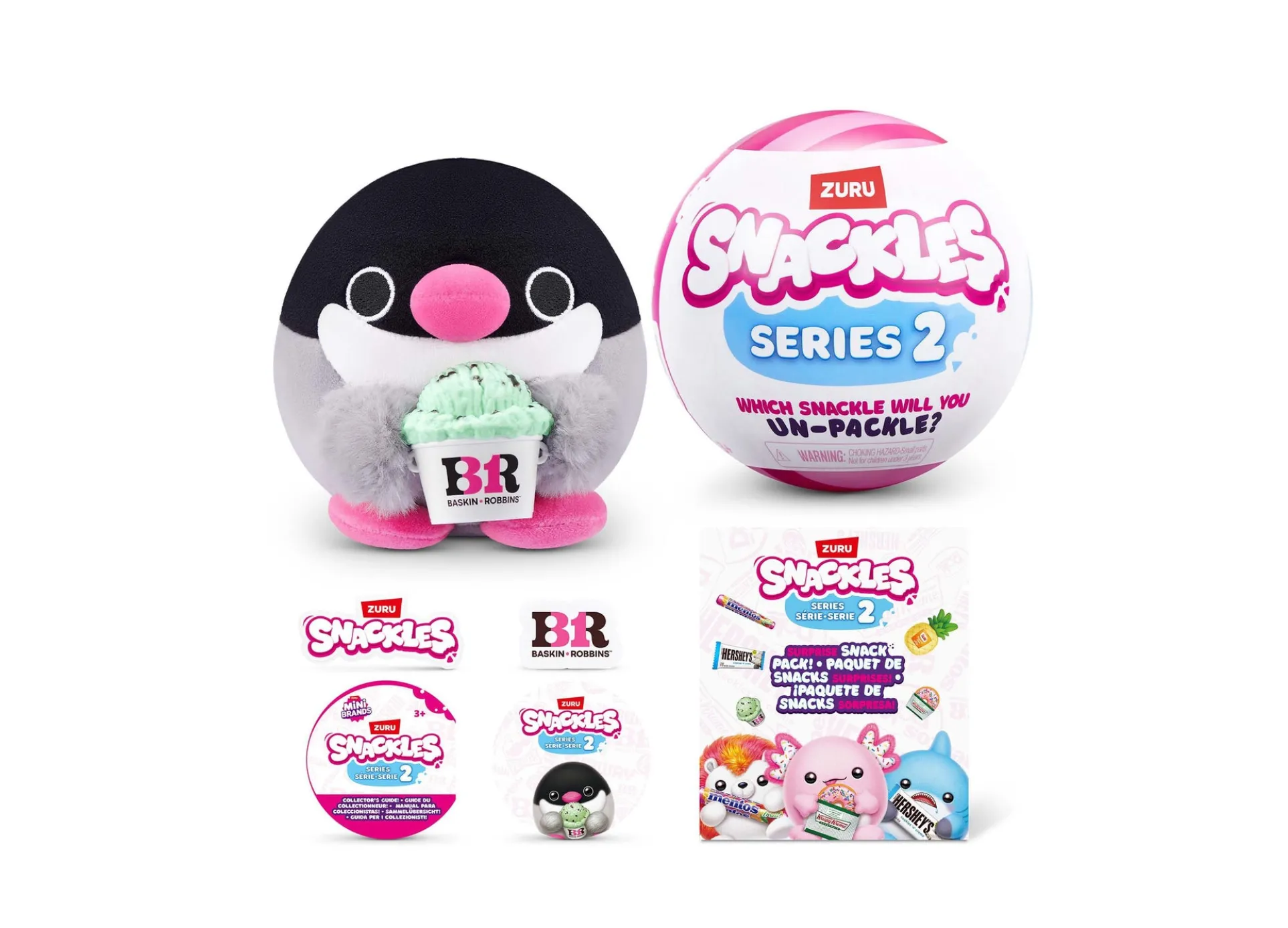 Snackles Series 2 14 inch Collectible Plush Toy - Hersheys Bear