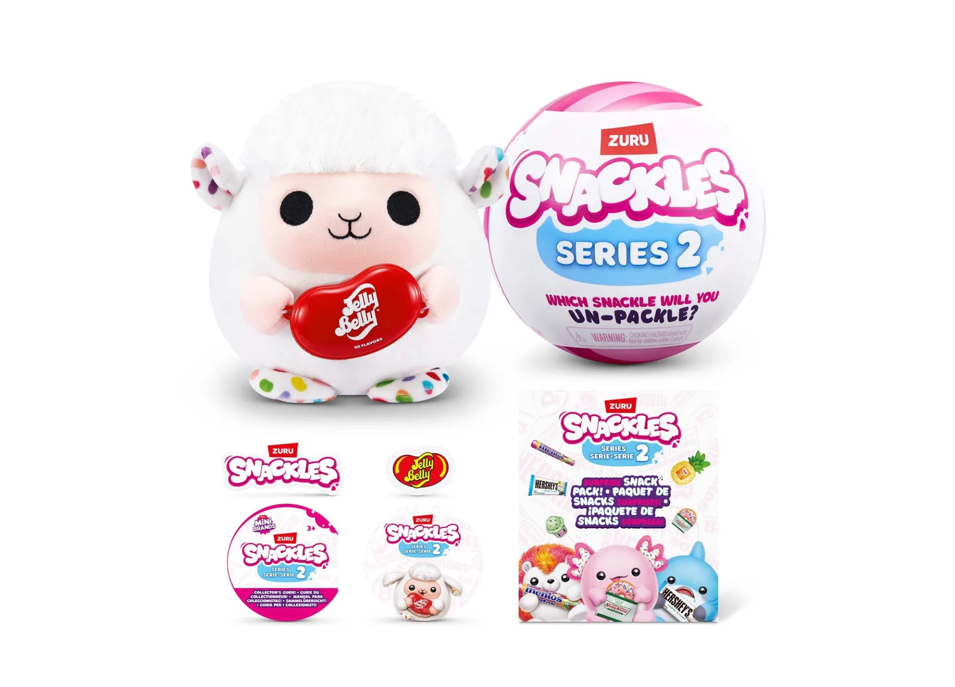 Snackles Series 2 14 inch Collectible Plush Toy - Hersheys Bear